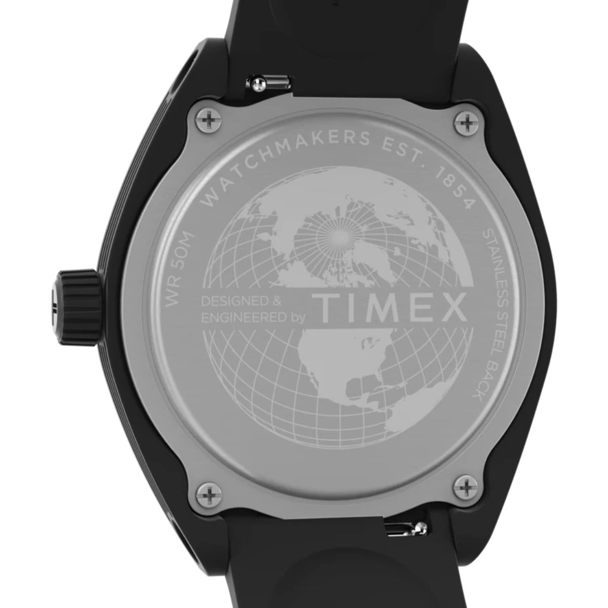 Timex Urban Pop Quartz Black Dial Eco-Friendly Strap Unisex Watch TW2W42100