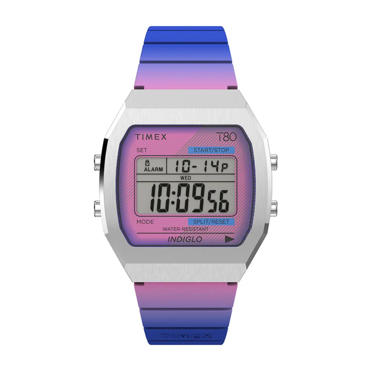 Timex T80 Quartz Digital Resin Strap Unisex Watch TW2V74600