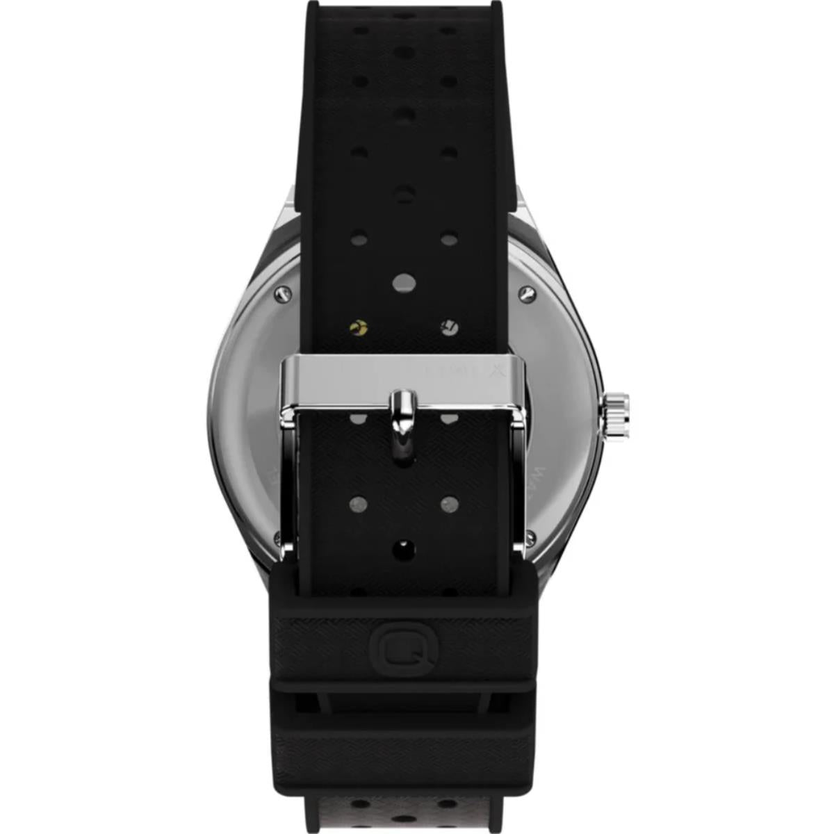 Timex M79 Automatic Champagne Dial Synthetic Rubber Strap Men's Watch TW2W476007U