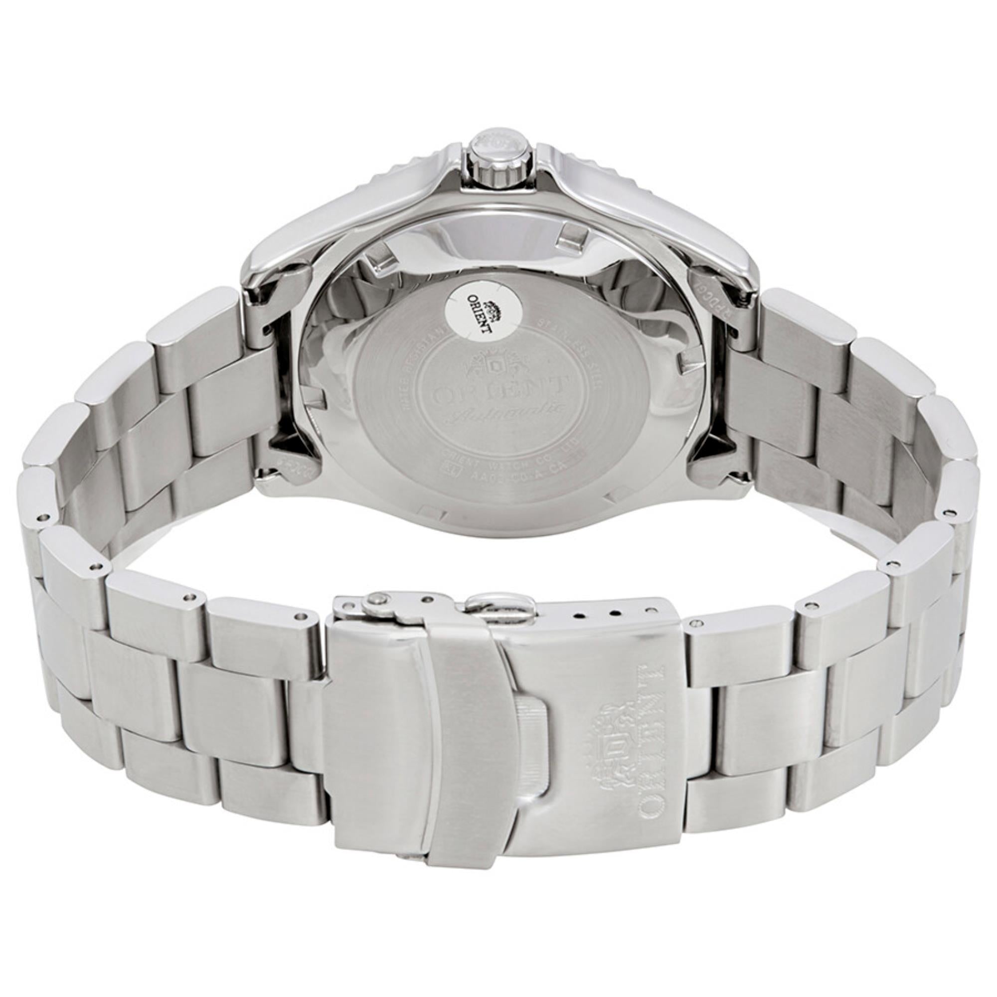 Orient Mako II Automatic Black Dial Steel Bracelet Men's Watch TAA02001B9