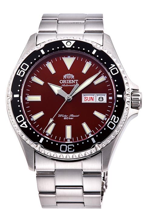 Orient Kamasu Mako III Automatic Red Dial Stainless Steel Bracelet Men’s Watch Dive RA-AA0003R39B