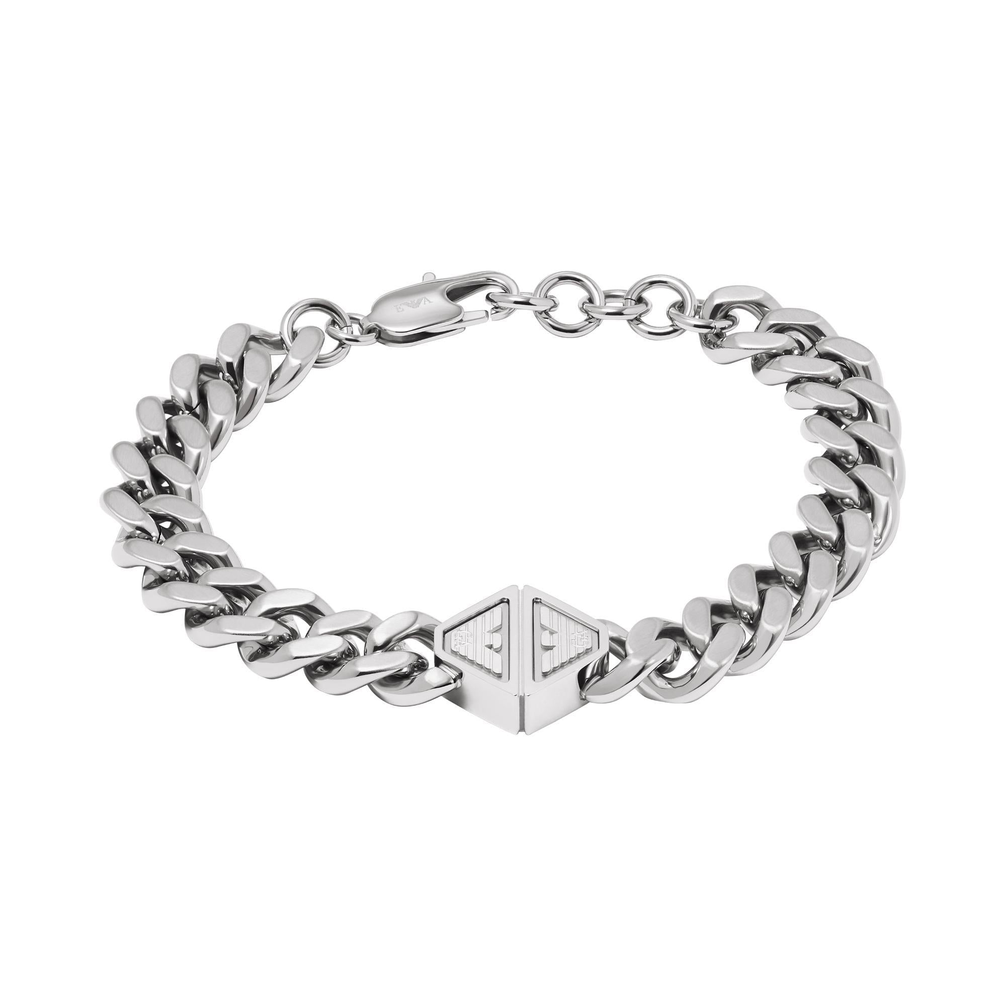 Emporio Armani Stainless Steel Chain Men’s Bracelet EGS3132040