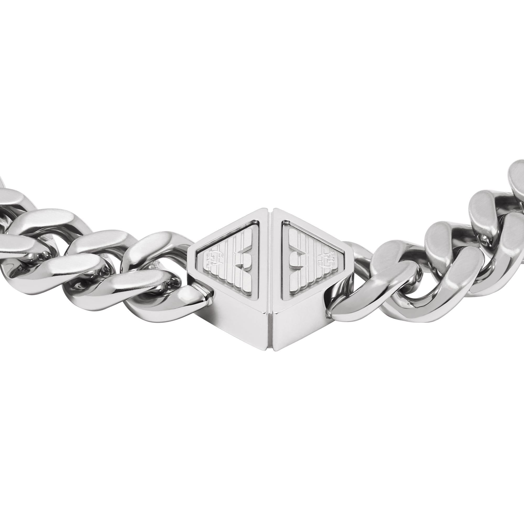Emporio Armani Stainless Steel Chain Men’s Bracelet EGS3132040
