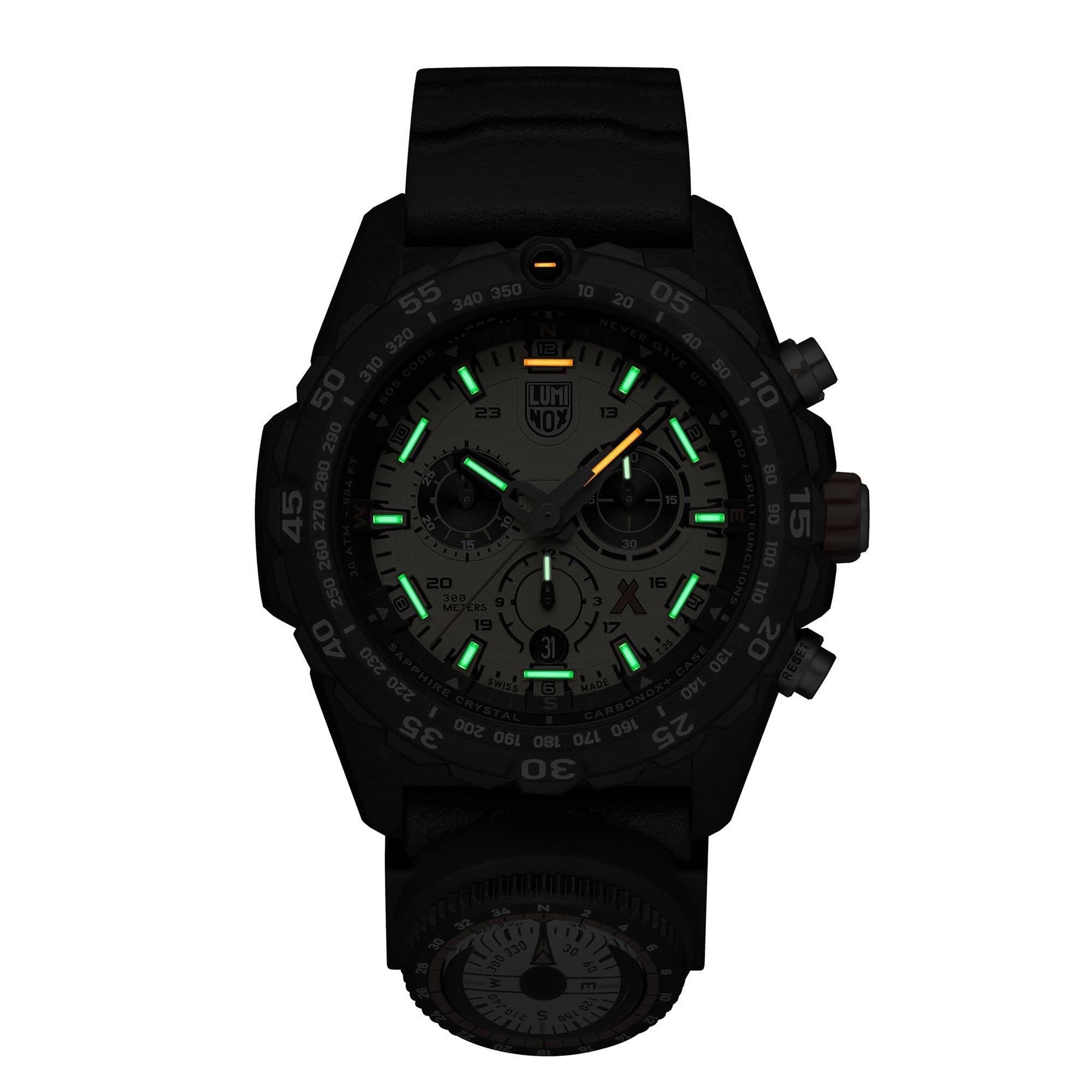 Luminox Bear Grylls Survival Yellow Dial Rubber Strap Men's Watch XB.3745