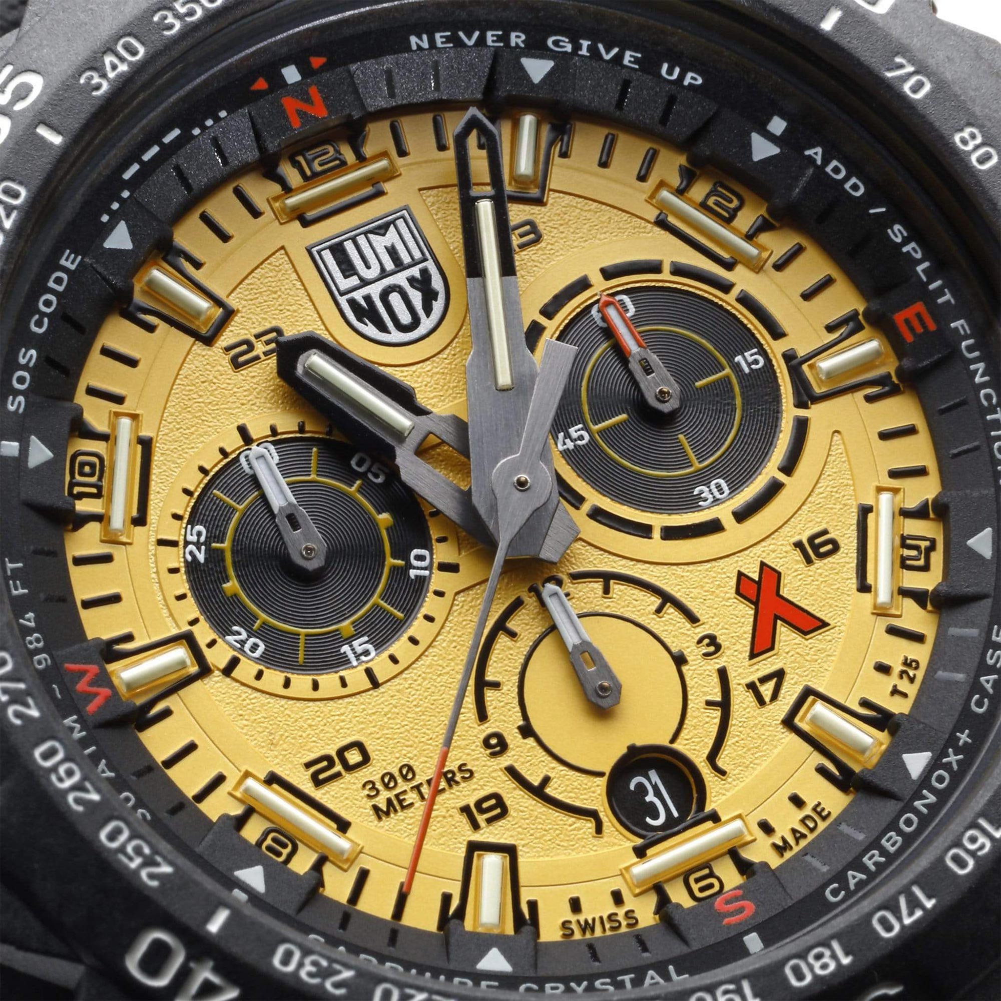 Luminox Bear Grylls Survival Yellow Dial Rubber Strap Men's Watch XB.3745