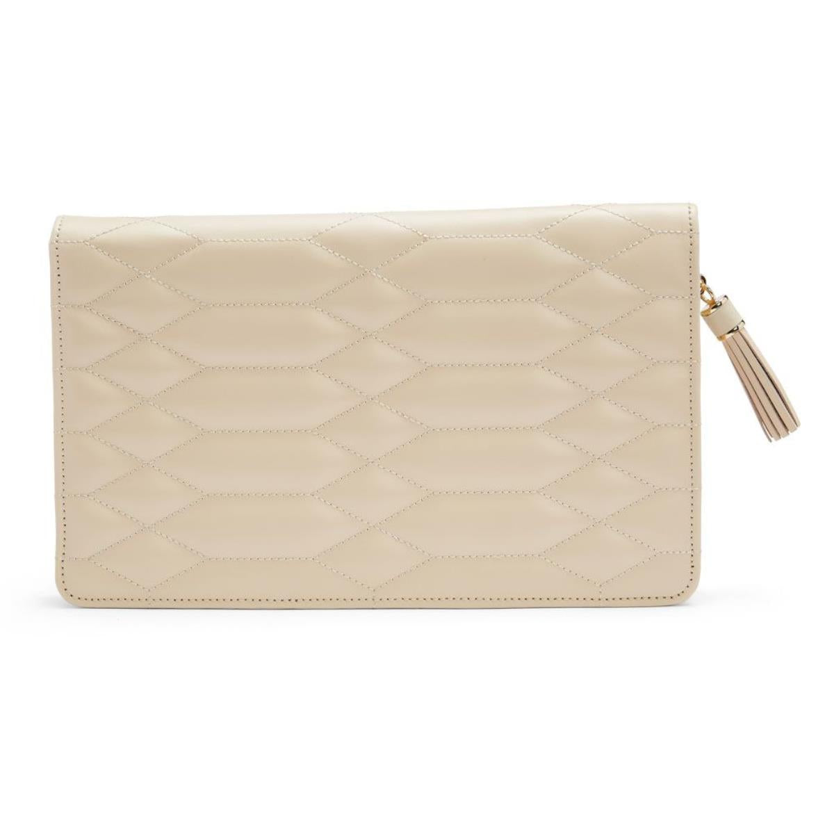 WOLF Caroline Large Beige Jewellery Portfolio 324053