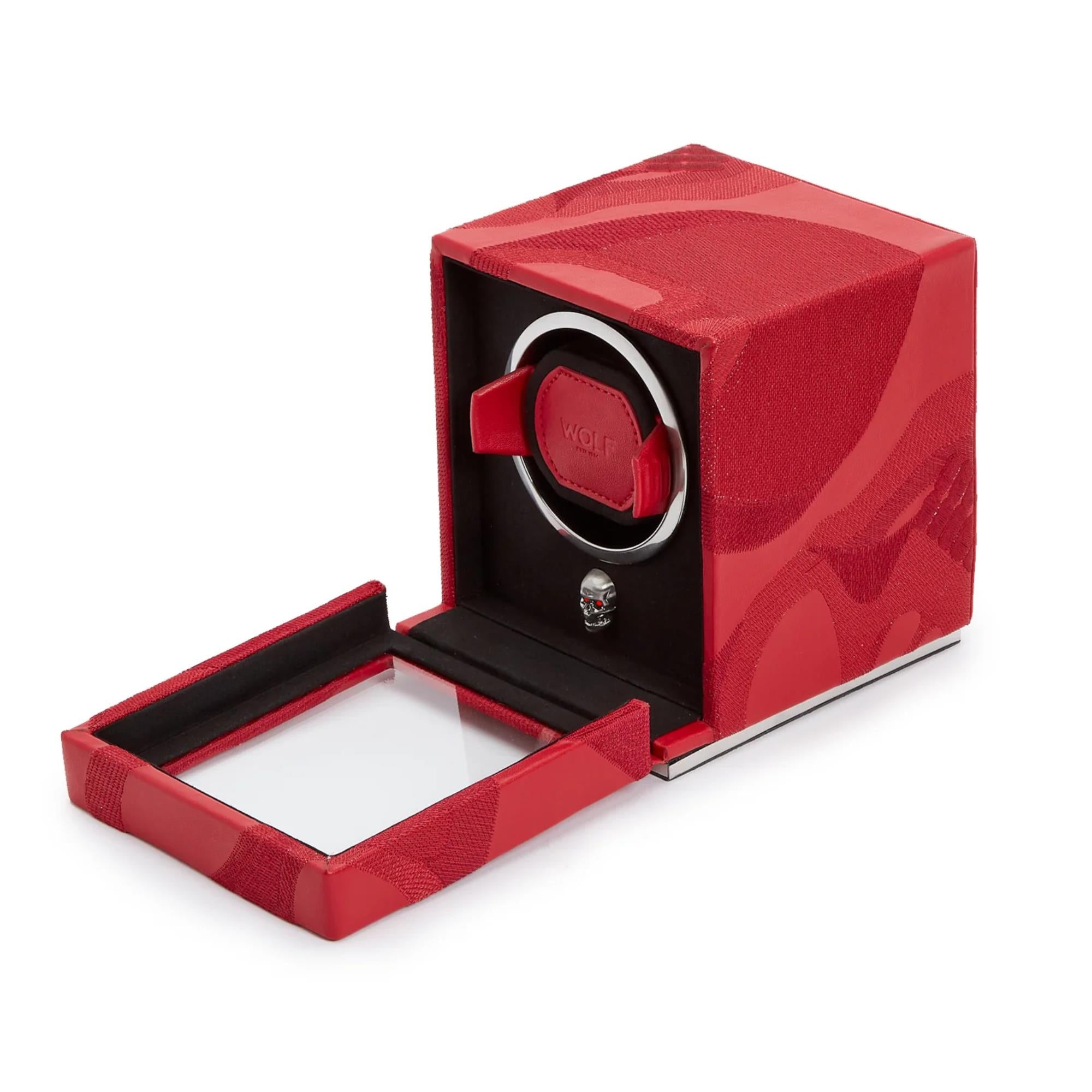 WOLF Memento Mori Cub Red Watch Winder 493172