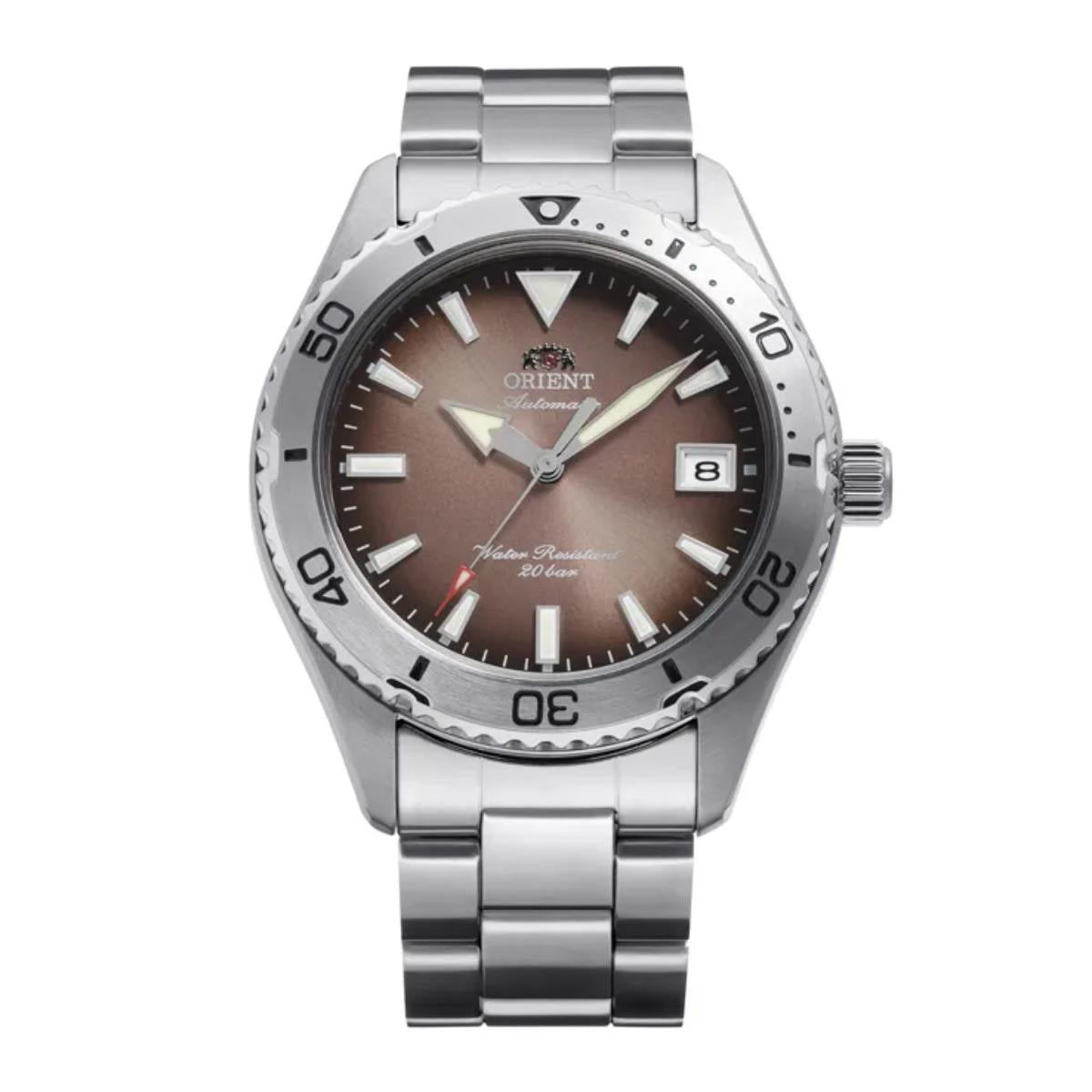 Orient Mako 40 Limited Release Copper Dial Steel Strap Men's Dive Watch RA-AC0Q17Y30B