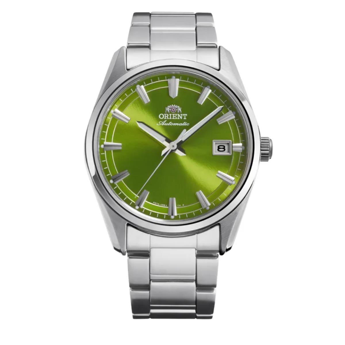 Orient Stretto Date Seasonal Limited Release Green Dial Steel Strap Unisex Watch RA-AC0R05E30B
