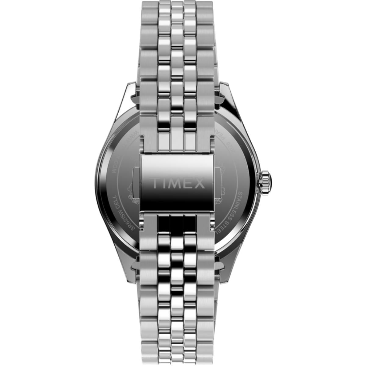 Timex Peanuts x Legacy Snoopy with Flower Blue Dial Steel Strap Women's Watch TW2Y52600