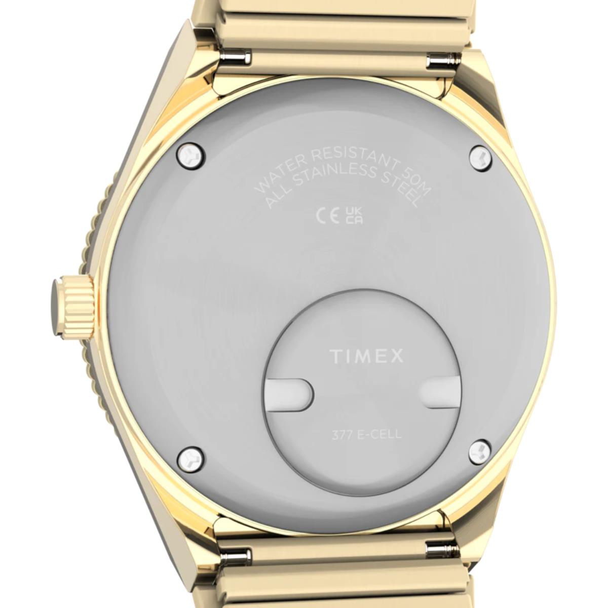 Timex Q Mini Quartz Pink Dial Steel Expansion Strap Women's Watch TW2Y57400