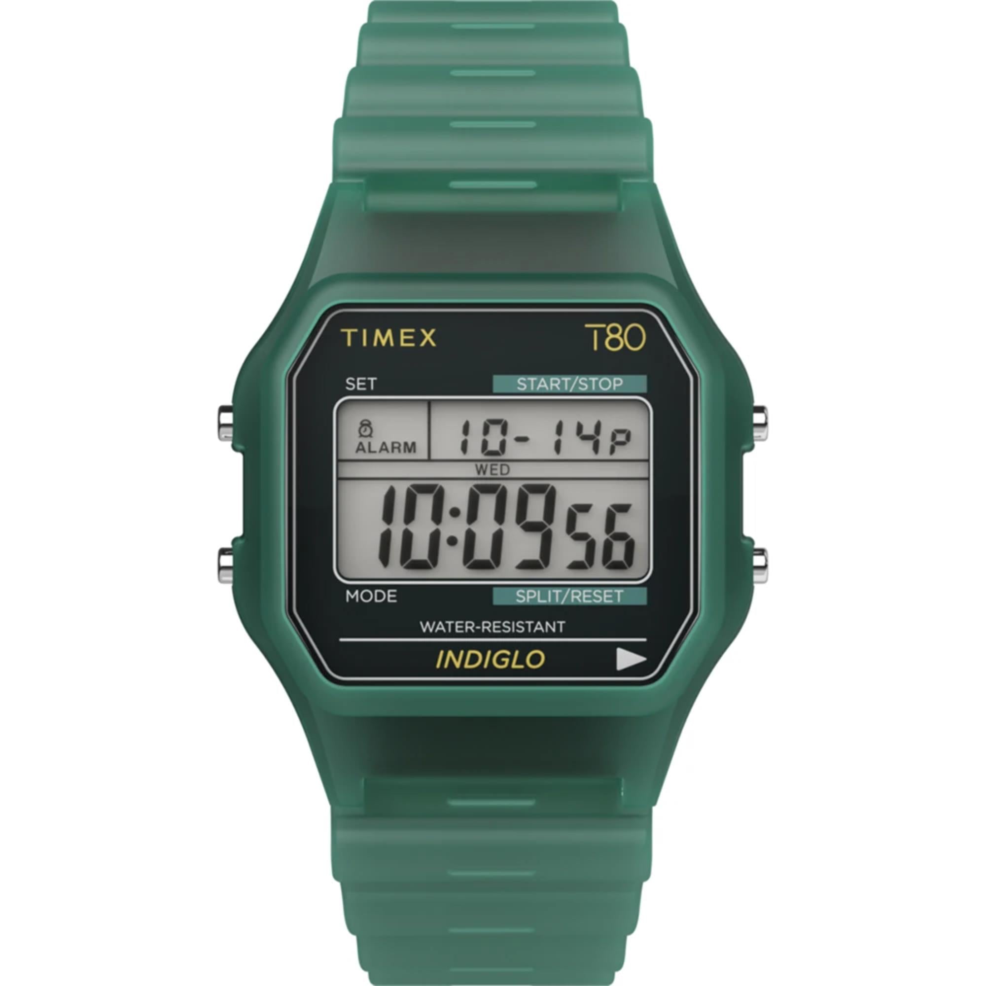 Timex T80 Quartz Digital Resin Strap Watch TW2Y34100