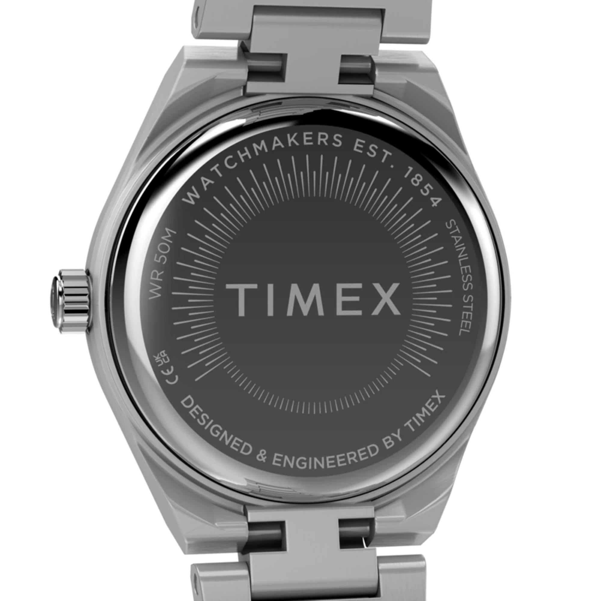 Timex Q Continental Mini Quartz Silver Dial Steel Strap Women's Watch TW2Y68500