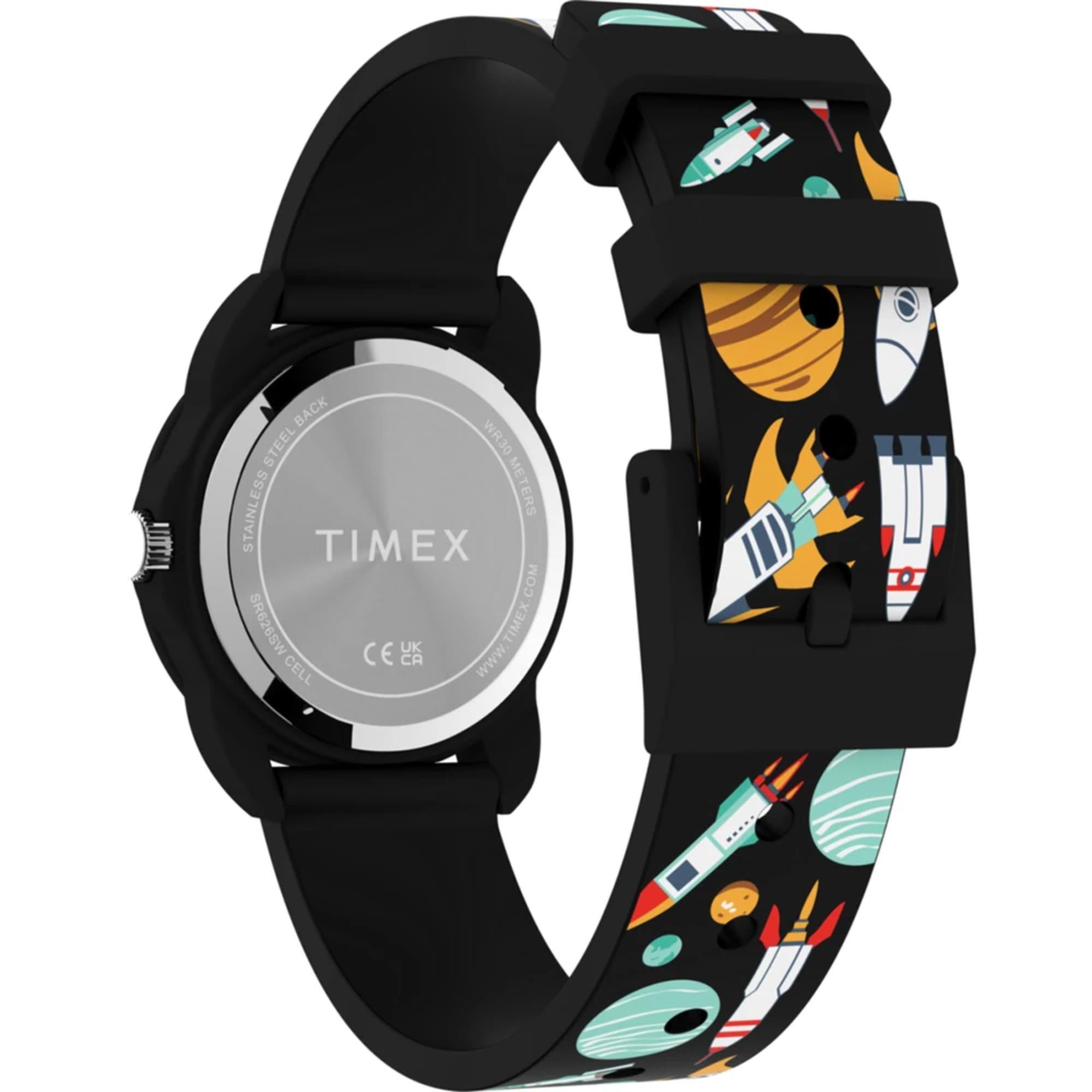 Timex Time Machines Quartz White Dial Silicone Strap Unisex Watch TW2Y59800