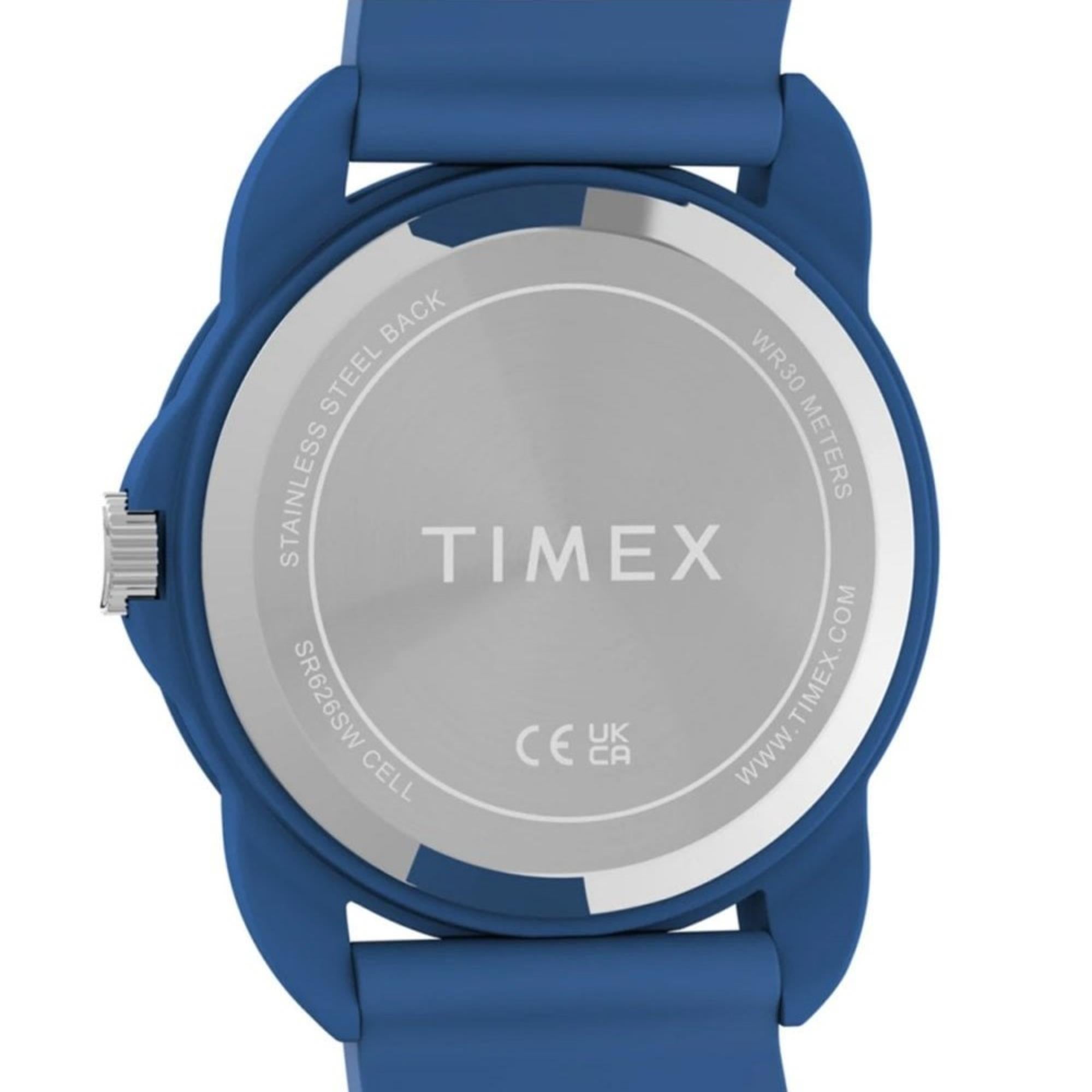 Timex Kids Time Teacher Quartz White Dial Silicone Strap Kids Watch TW2Y59900