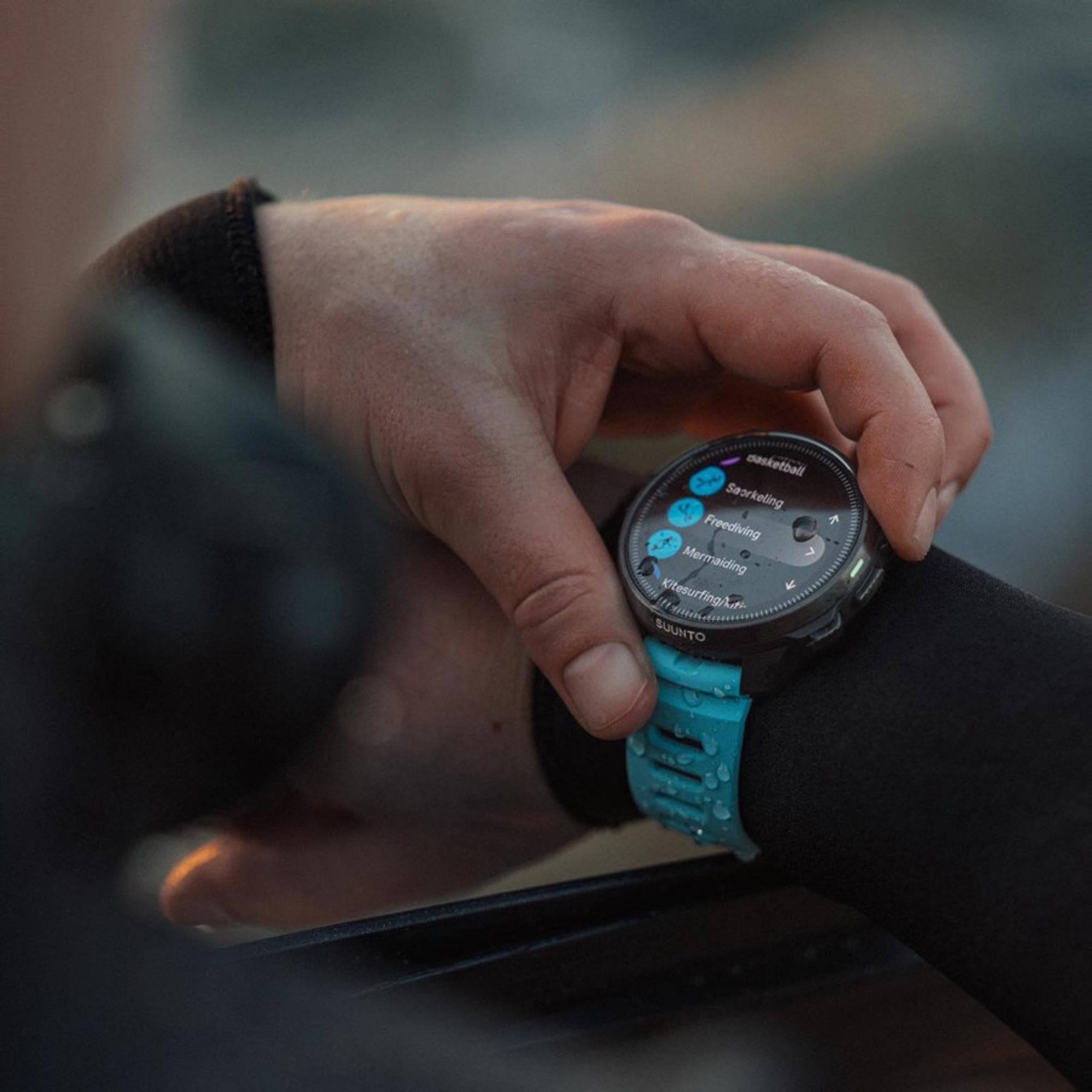 Suunto Dive 1 Aqua Blue Silicone Strap SS051012000