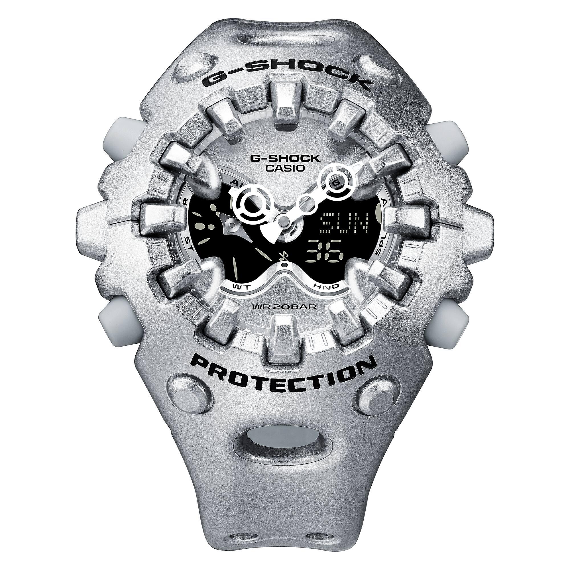 Casio G-Shock GA-V01 Series Quartz Grey Digi-Analogue Resin Strap Men's Watch GA-V01A-8AER