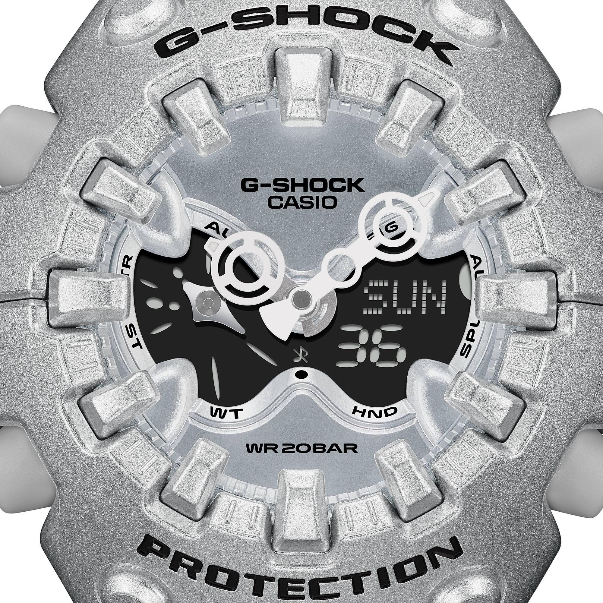Casio G-Shock GA-V01 Series Quartz Grey Digi-Analogue Resin Strap Men's Watch GA-V01A-8AER
