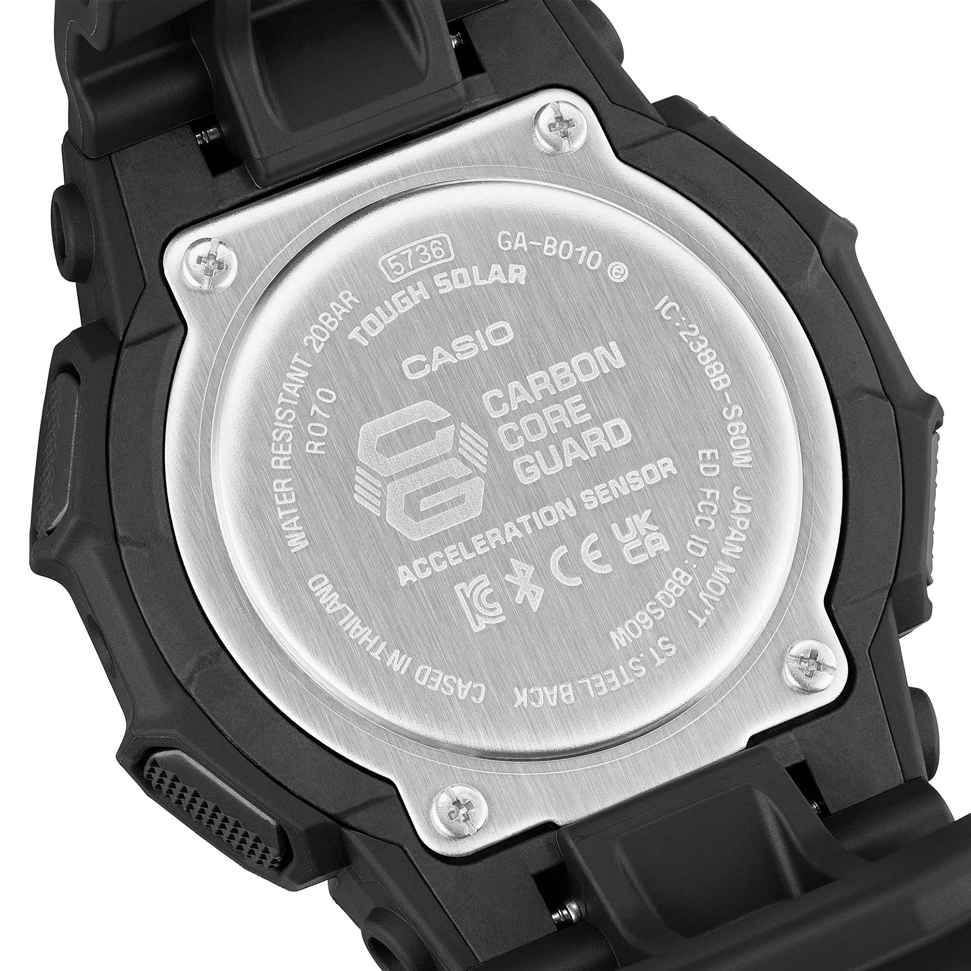 Casio G-Shock Solar Bluetooth Black Digi-Analogue Resin Strap Men's Watch GA-B010-1A1ER