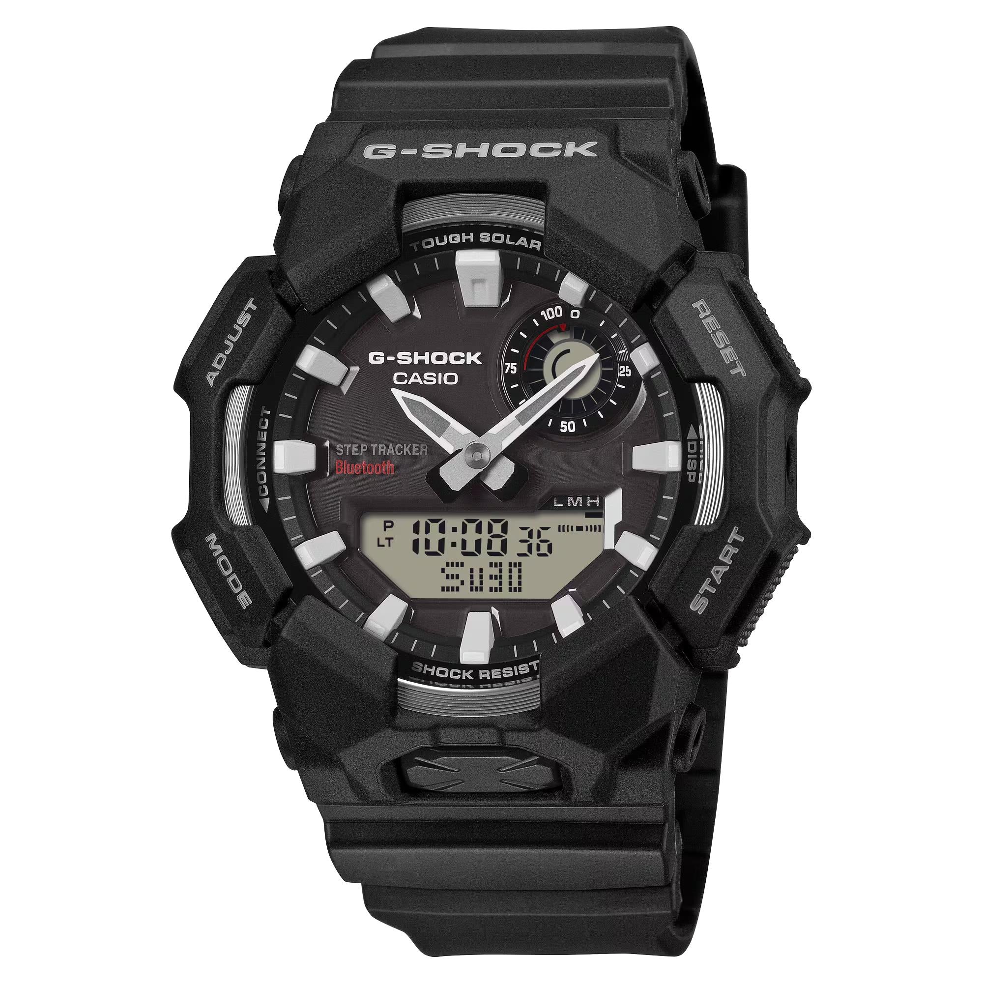 Casio G-Shock Solar Bluetooth Black Digi-Analogue Resin Strap Men's Watch GA-B010-1AER