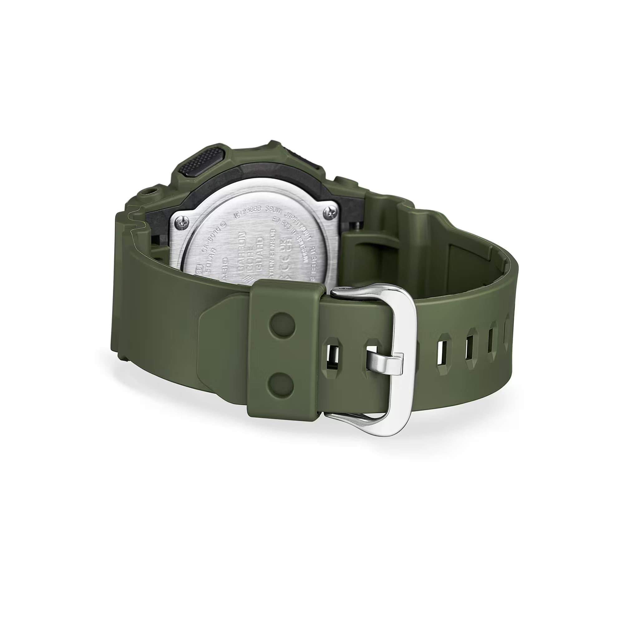 Casio G-Shock Solar Bluetooth Green Digi-Analogue Resin Strap Men's Watch GA-B010-3AER