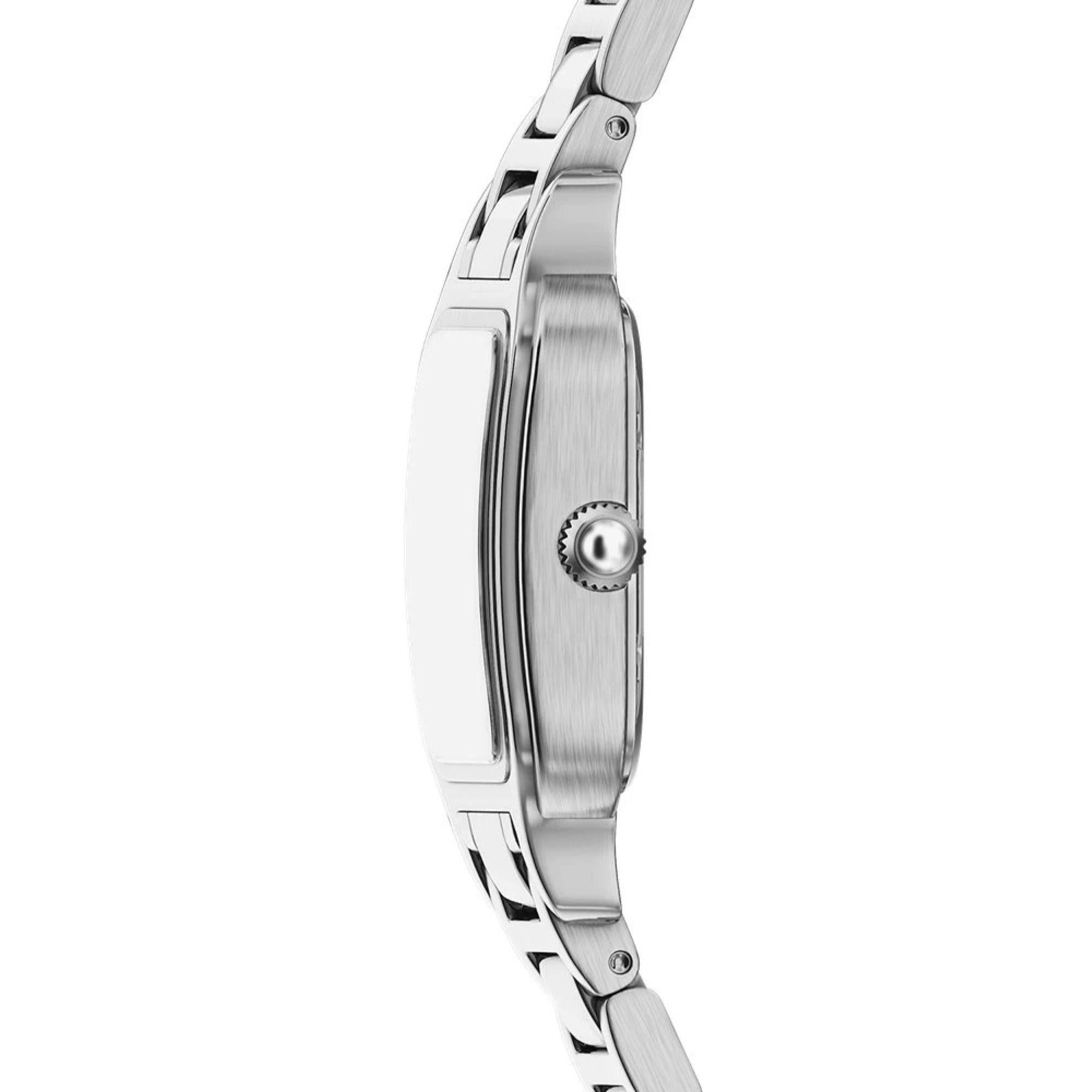 Emporio Armani Cecilia 35mm White Dial Steel Ladies Quartz Watch AR11742