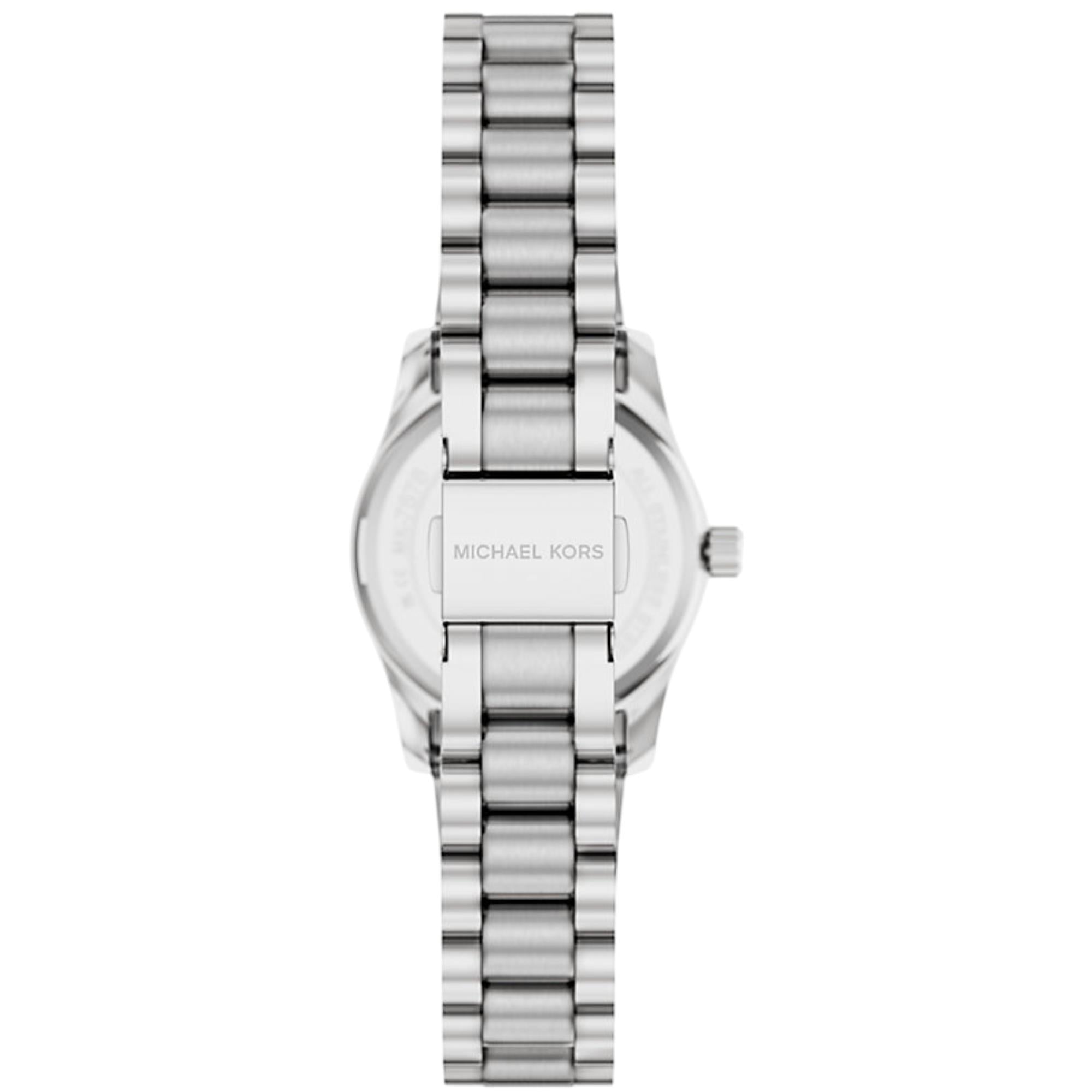 Michael Kors Petite Lexington Green Dial Steel Strap Women's Watch MK7580