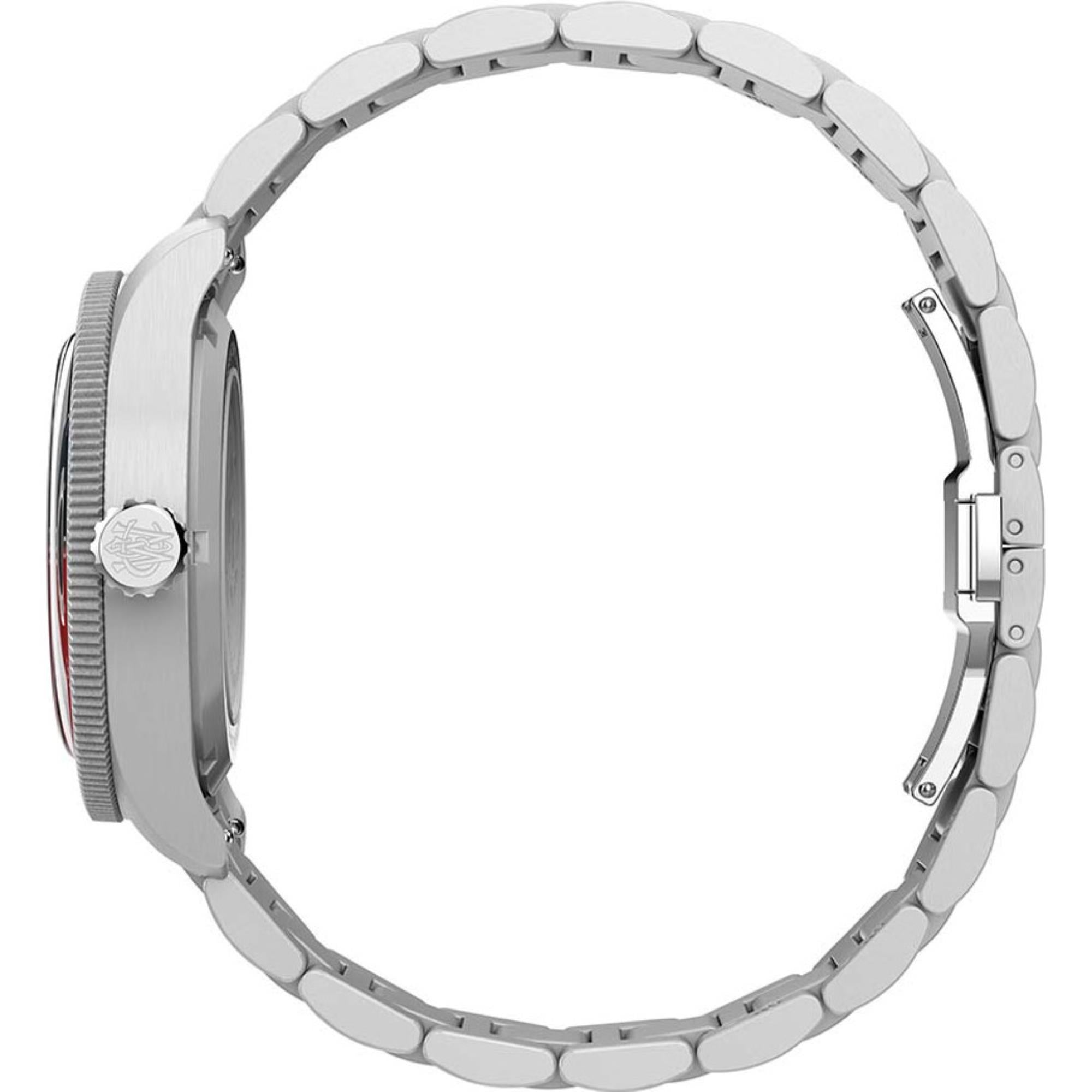 Timex Waterbury Heritage Automatic Black Dial Steel Strap Men's Watch TW2Y60600