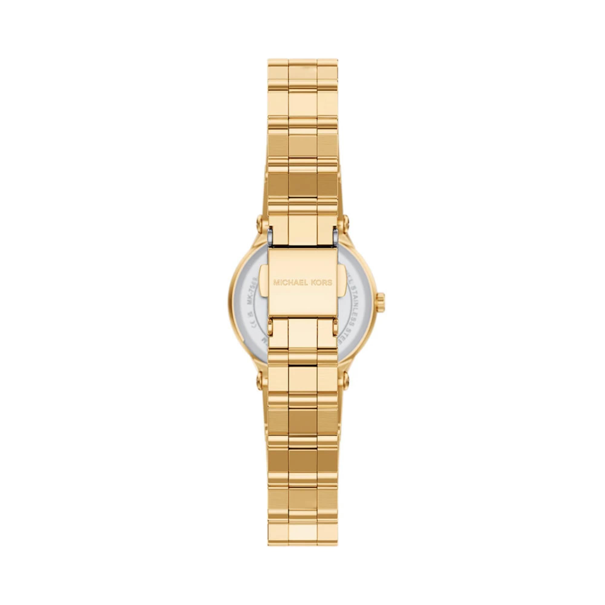 Michael Kors Billie Quartz White Mother of Pearl Dial Steel Strap Women's Watch MK7567