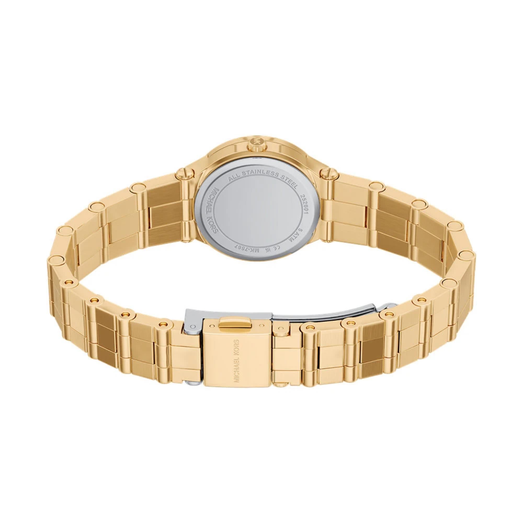 Michael Kors Billie Quartz White Mother of Pearl Dial Steel Strap Women's Watch MK7567