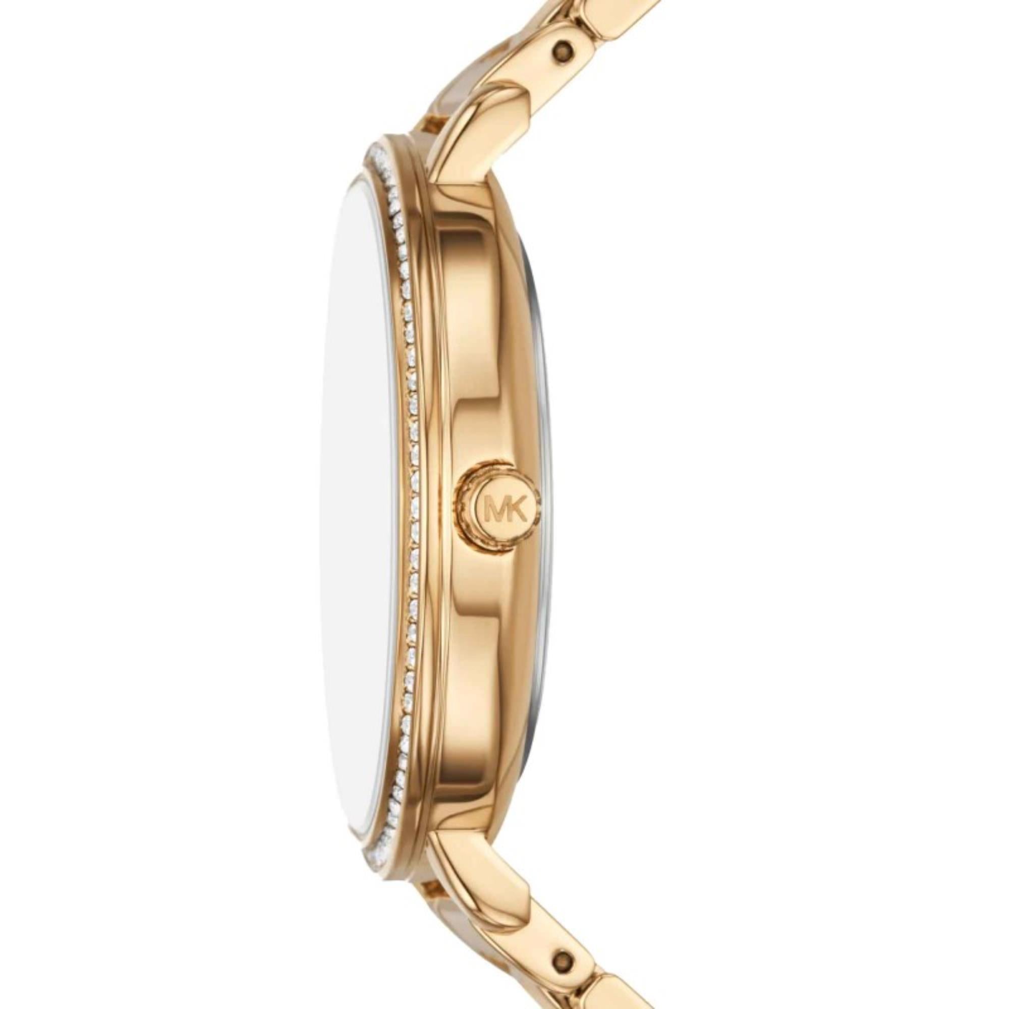 Michael Kors Pyper 38mm White Dial Steel Ladies Quartz Watch MK4919