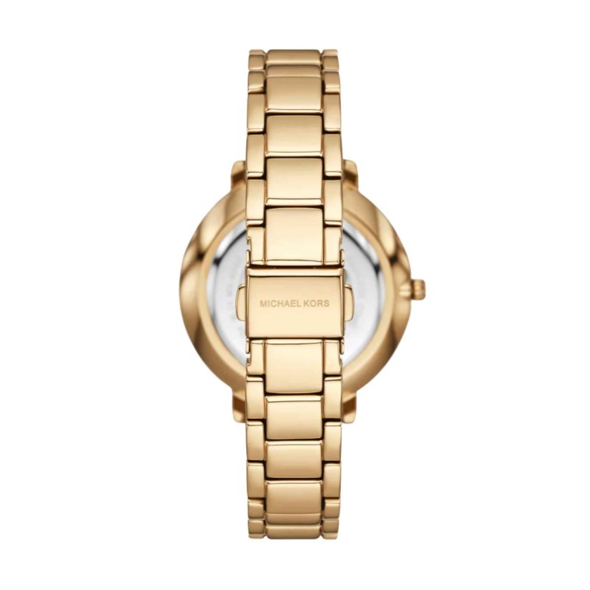 Michael Kors Pyper 38mm White Dial Steel Ladies Quartz Watch MK4919