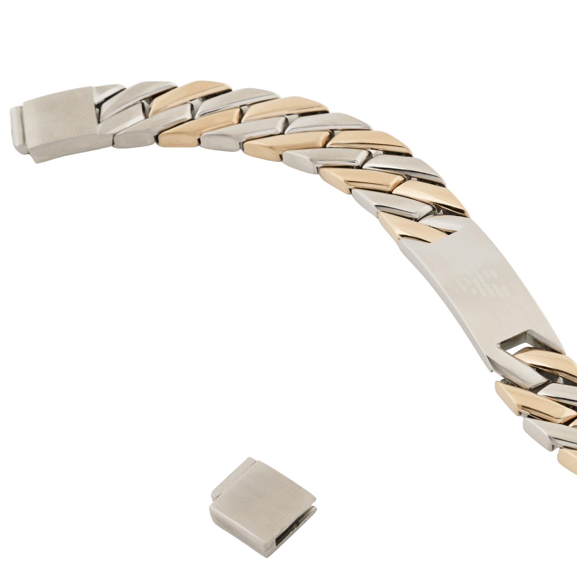 Emporio Armani Stainless Steel ID Men's Bracelet EGS3314040