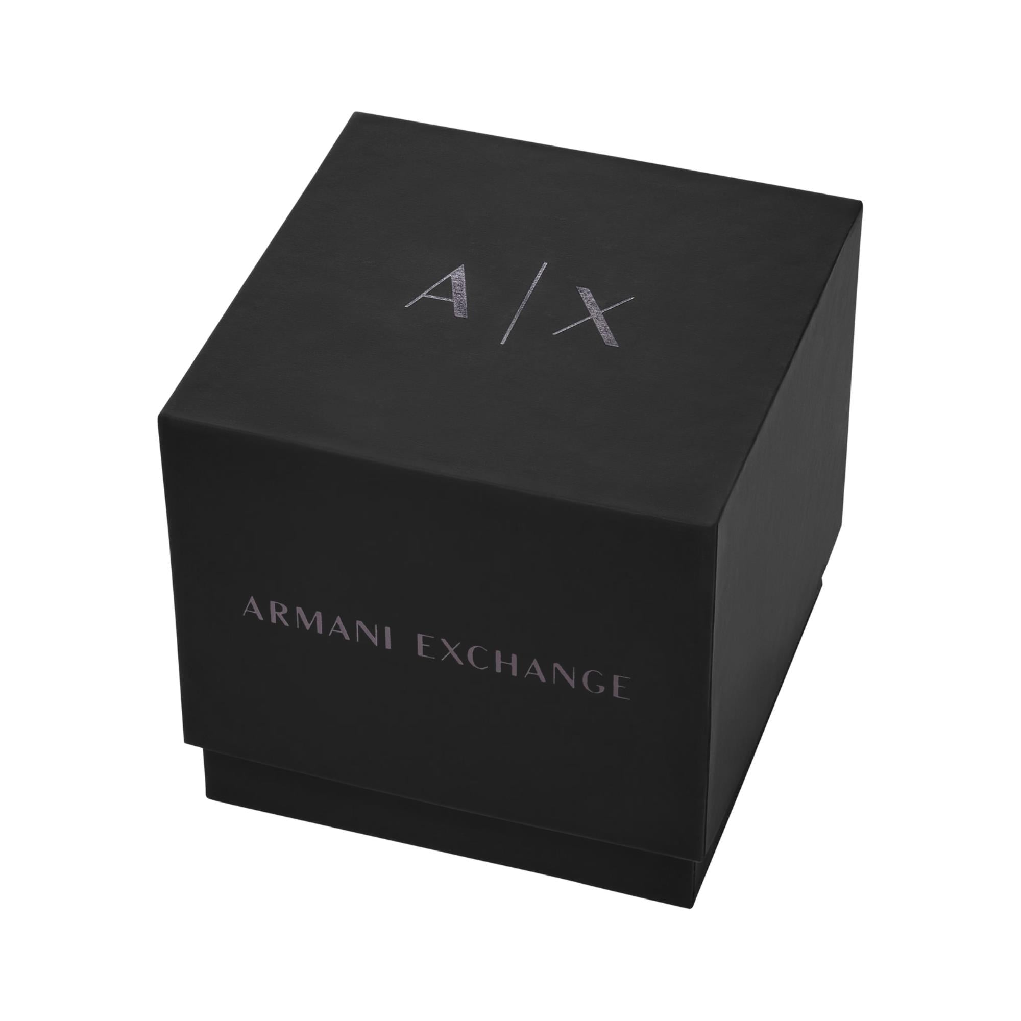 Armani Exchange Leila 27mm Silver Dial Steel Ladies Quartz Watch AX5725