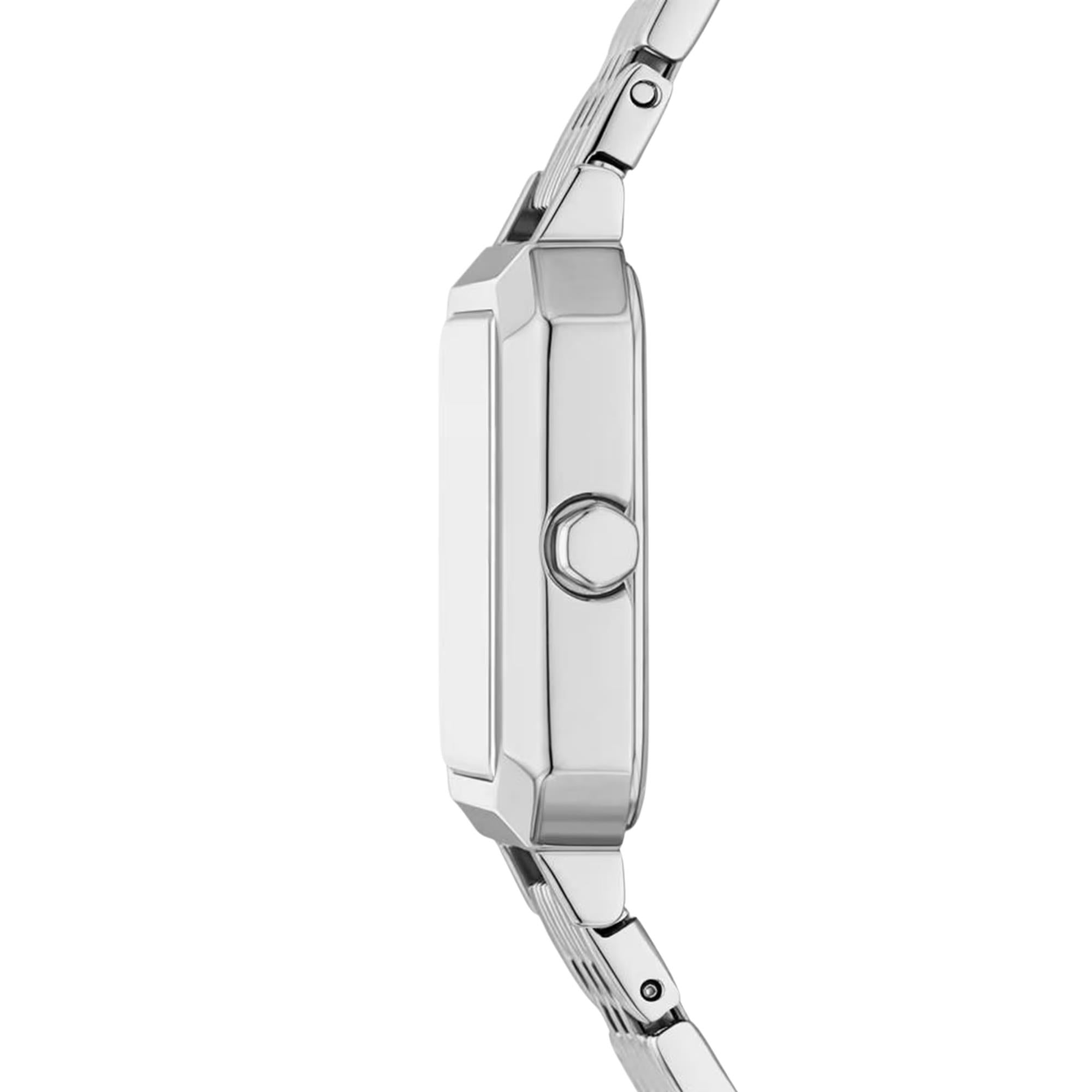 Armani Exchange Leila 27mm Silver Dial Steel Ladies Quartz Watch AX5724