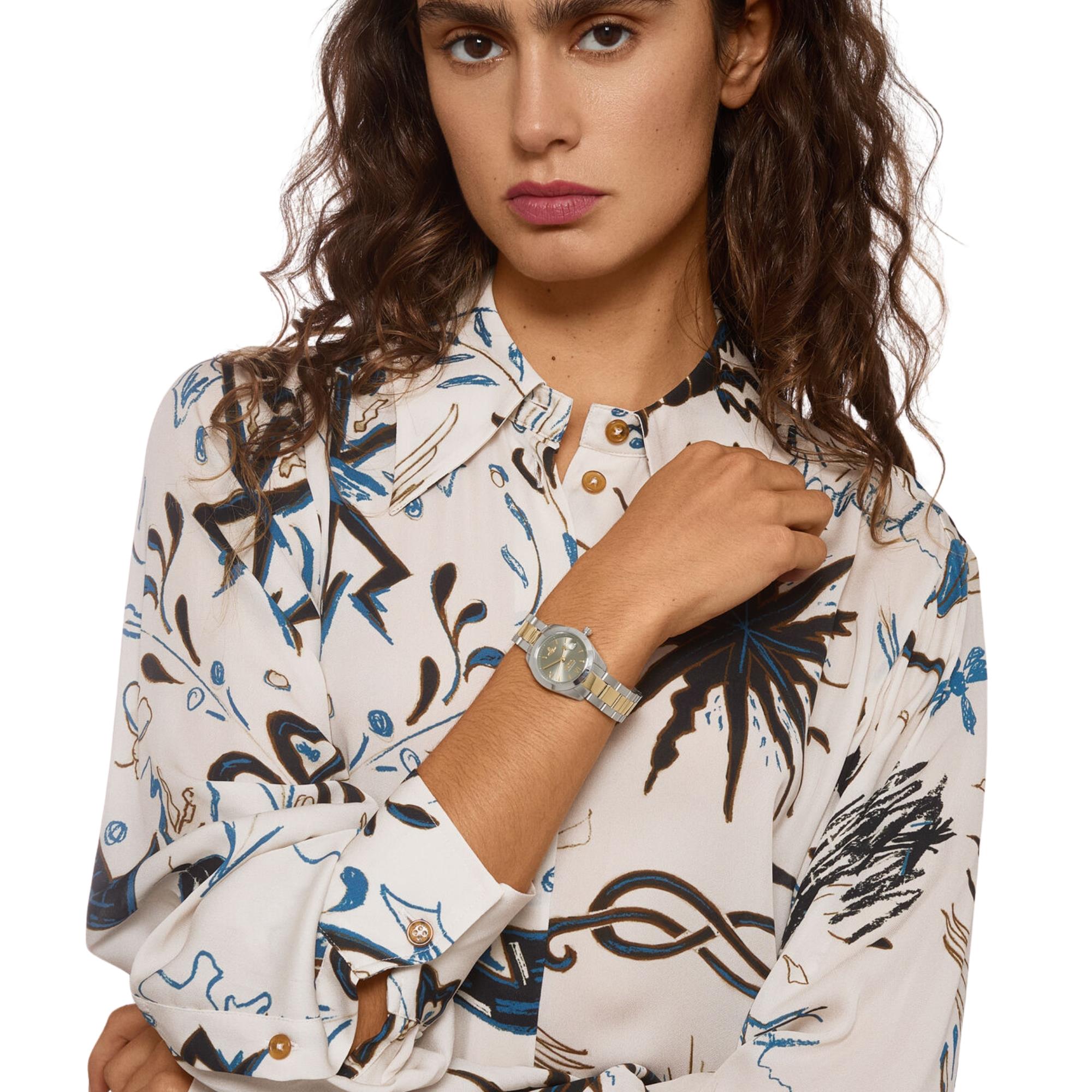 Vivienne Westwood Fenchurch Quartz Grey Dial Steel Strap Women's Watch VV292GYSG