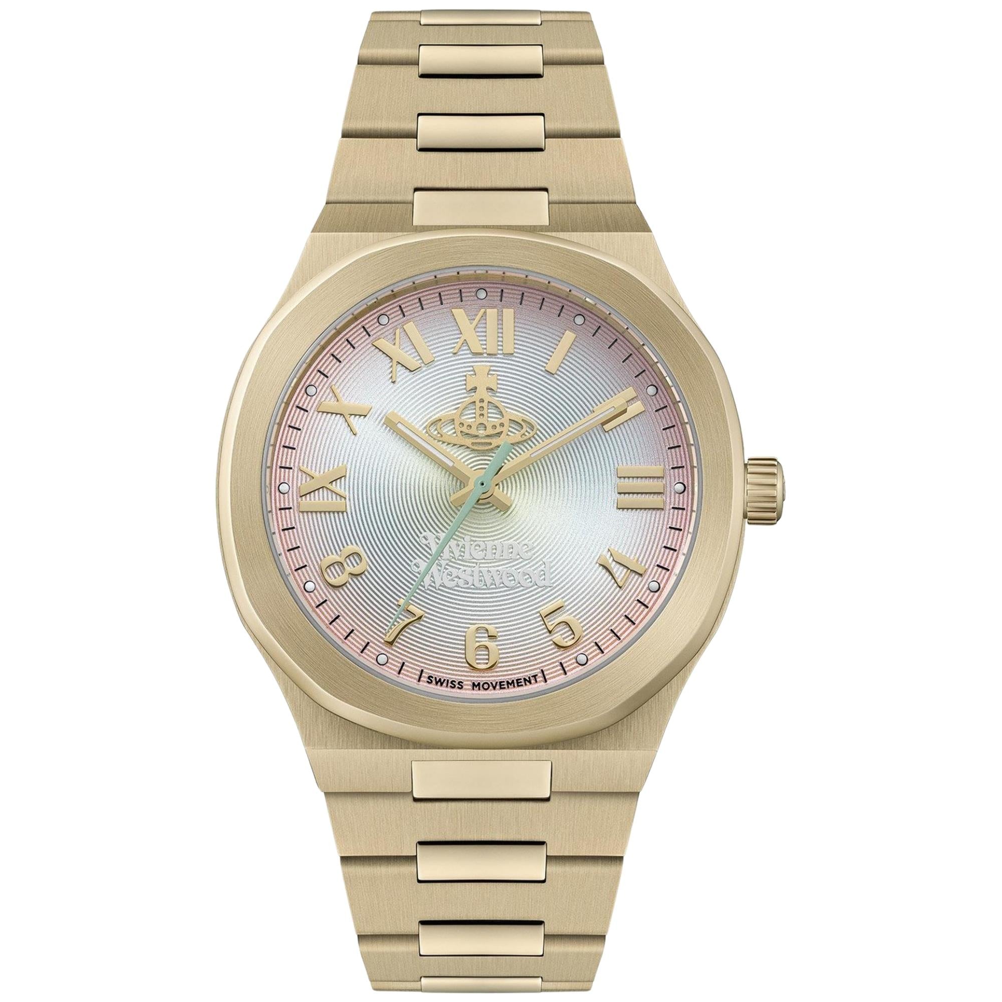 Vivienne Westwood Merton 38mm Silver Dial Ladies Watch VV318MTGD