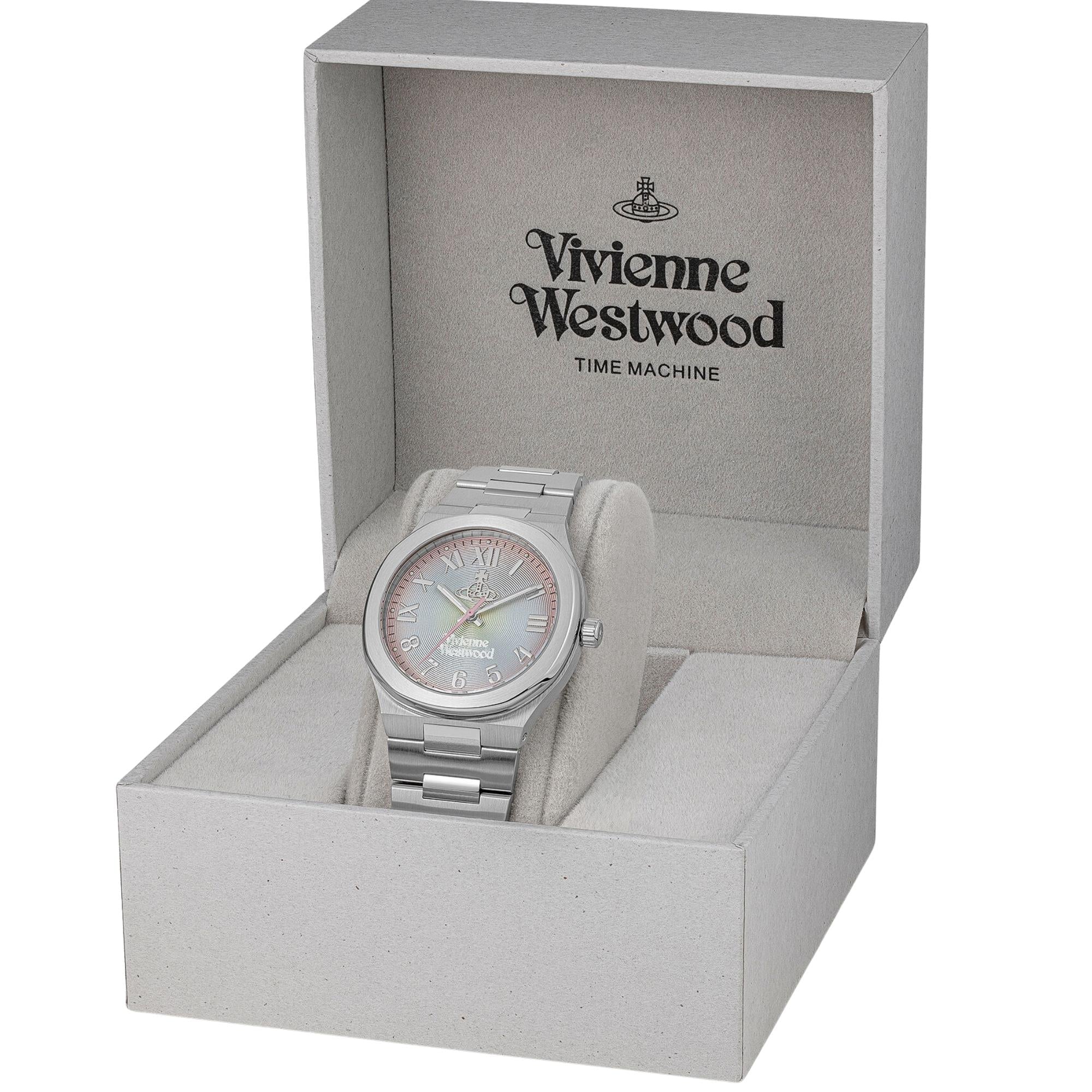 Vivienne Westwood Merton Quartz Multi-coloured Ombre Steel Strap Women's Watch VV318MTSL