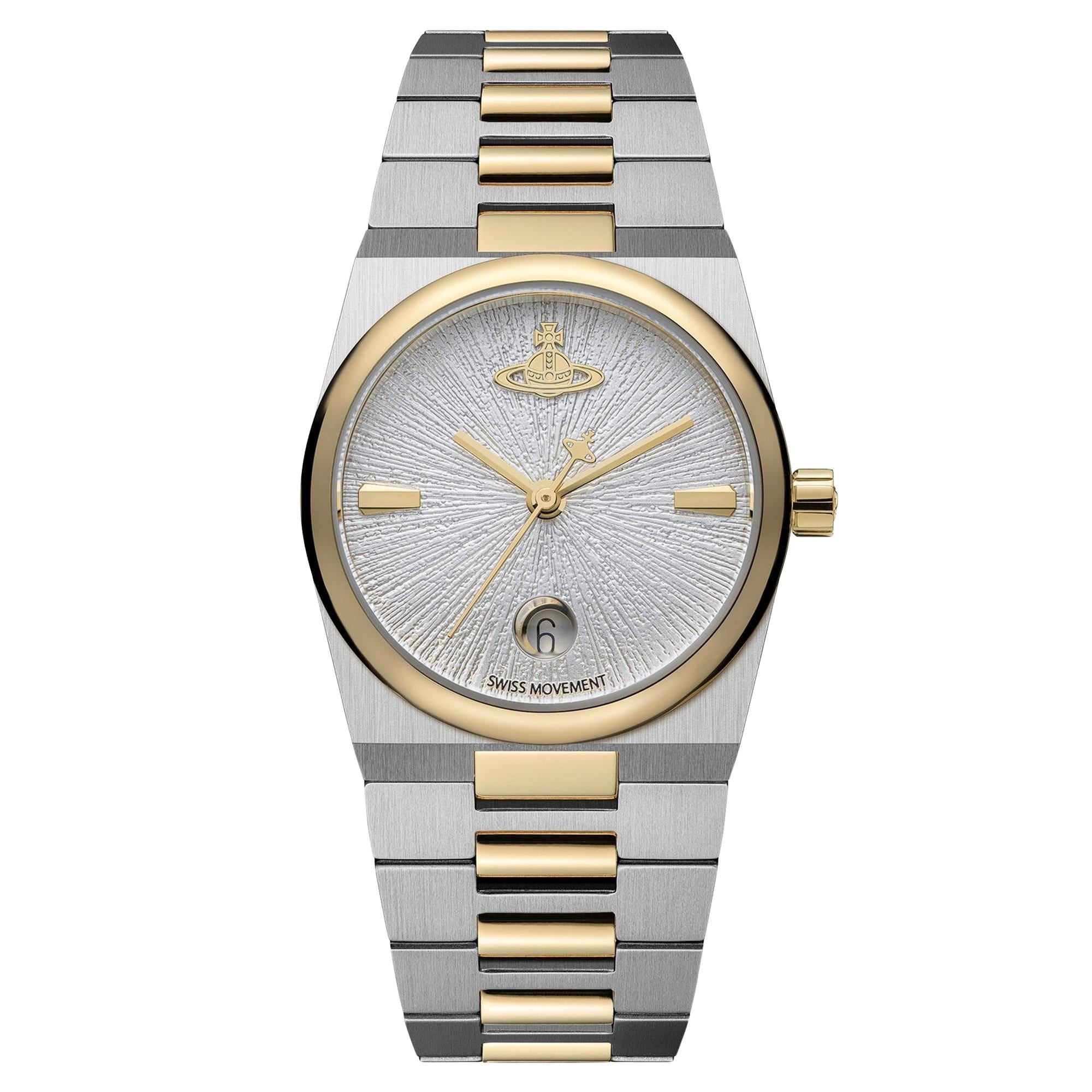 Vivienne Westwood The Hoxton Quartz Silver Dial Steel Strap Women's Wa