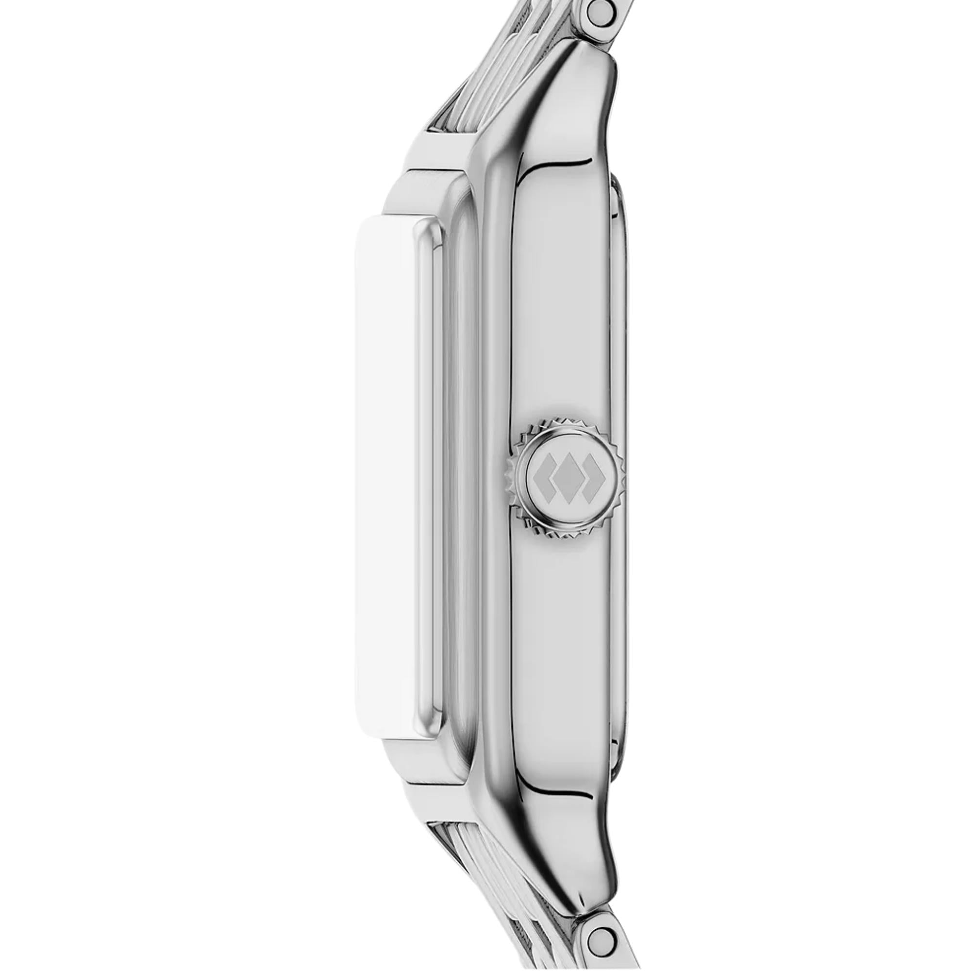 Fossil Raquel 18mm White Dial Steel Ladies Quartz Watch ES5469
