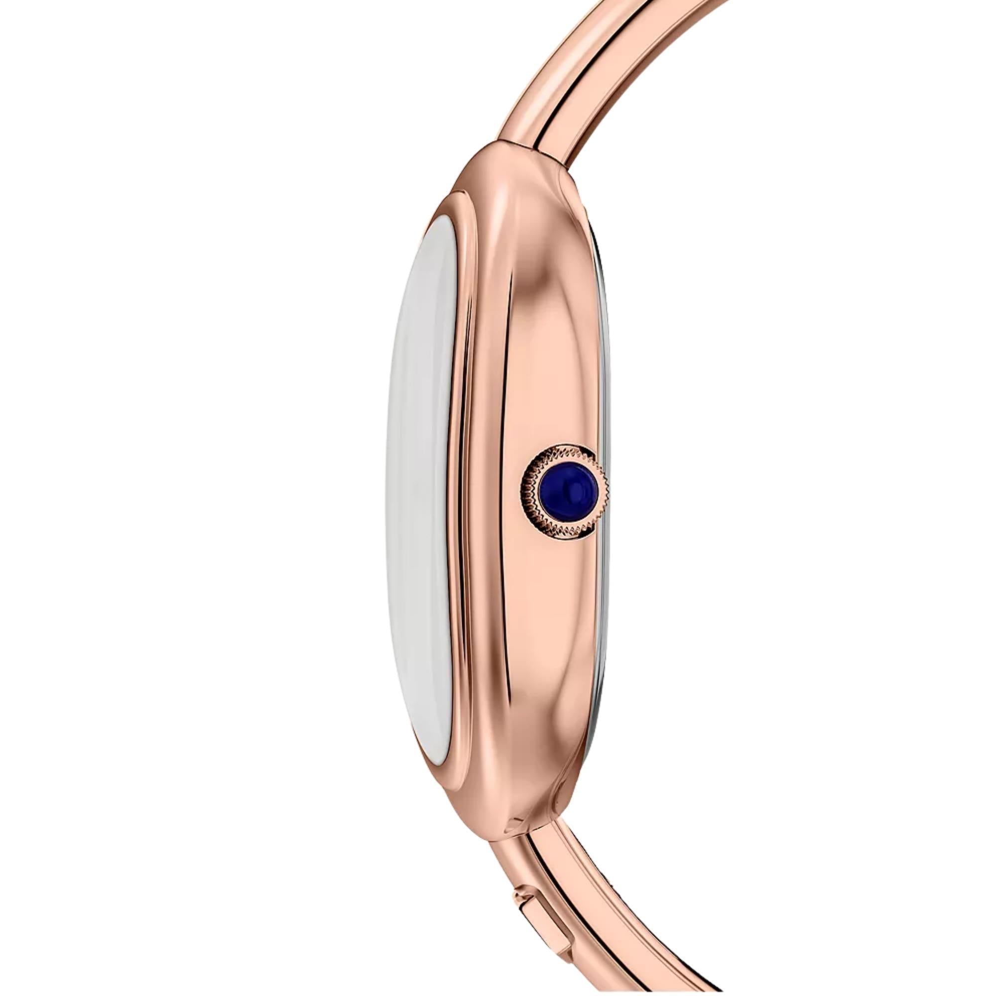 Fossil Sloan Quartz Mother of Pearl Dial Steel Strap Women's Bangle Watch ES5472