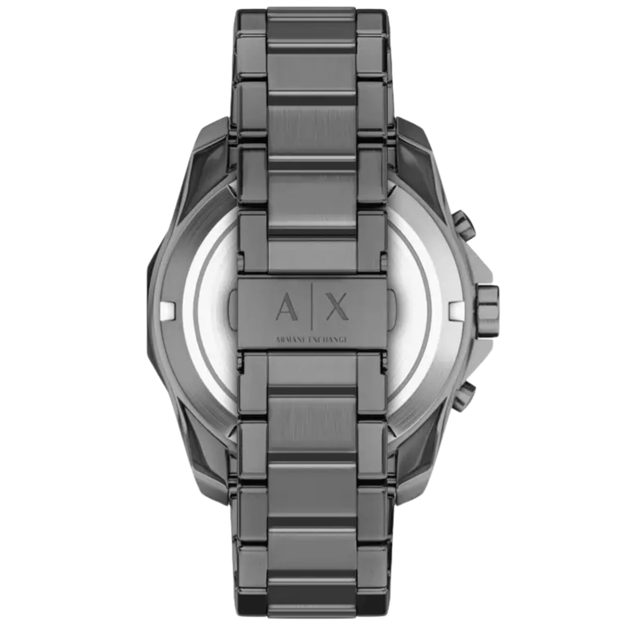 Armani Exchange Spencer 44mm Chronograph Blue Dial Steel Mens Quartz Watch AX1972