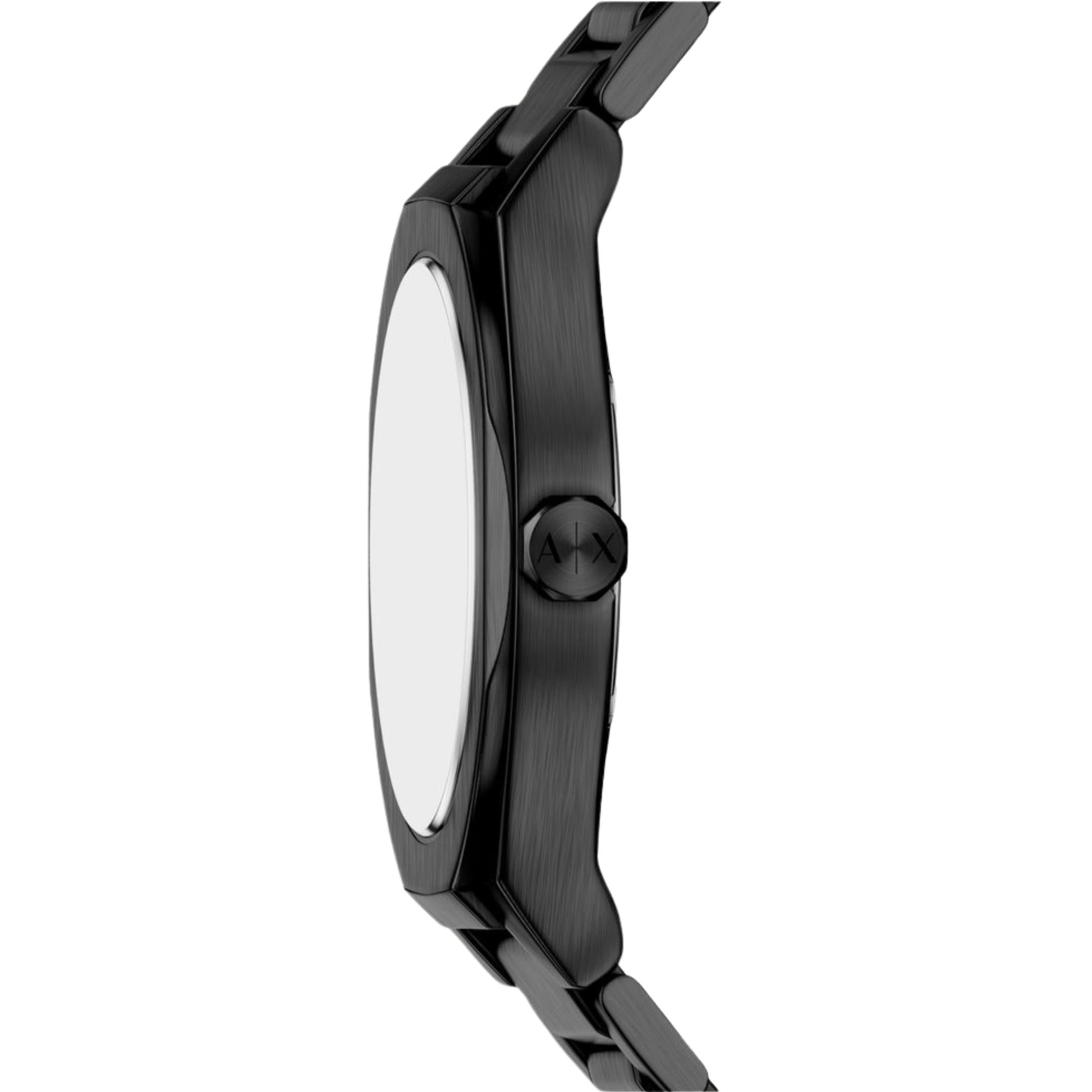Armani Exchange Sync 42mm Black Dial Steel Mens Quartz Watch AX4301