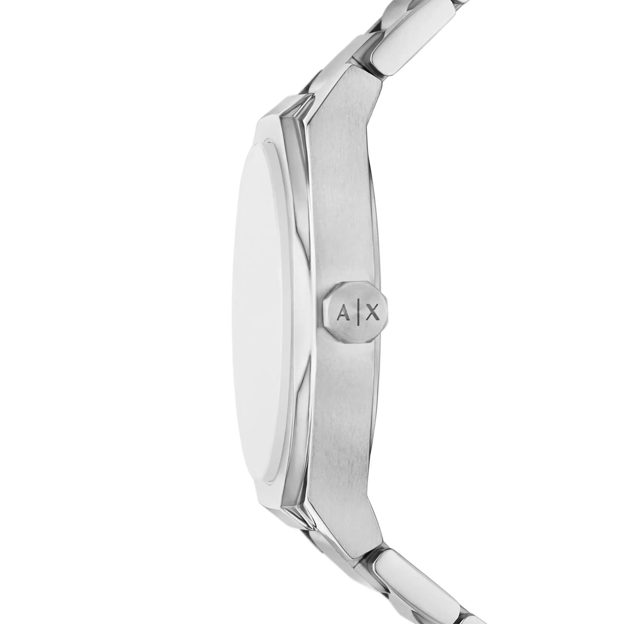 Armani Echange Sync 36mm Grey Dial Steel Ladies Quartz Watch AX6030