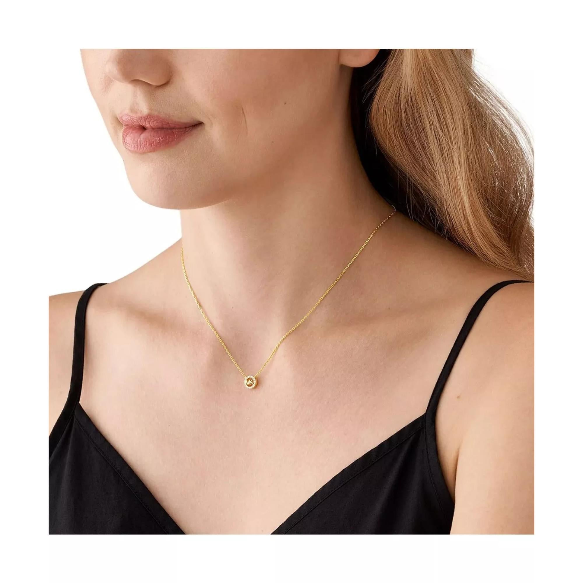 Michael Kors Premium Gold Pendant Women's Necklace MKC1726CZ710