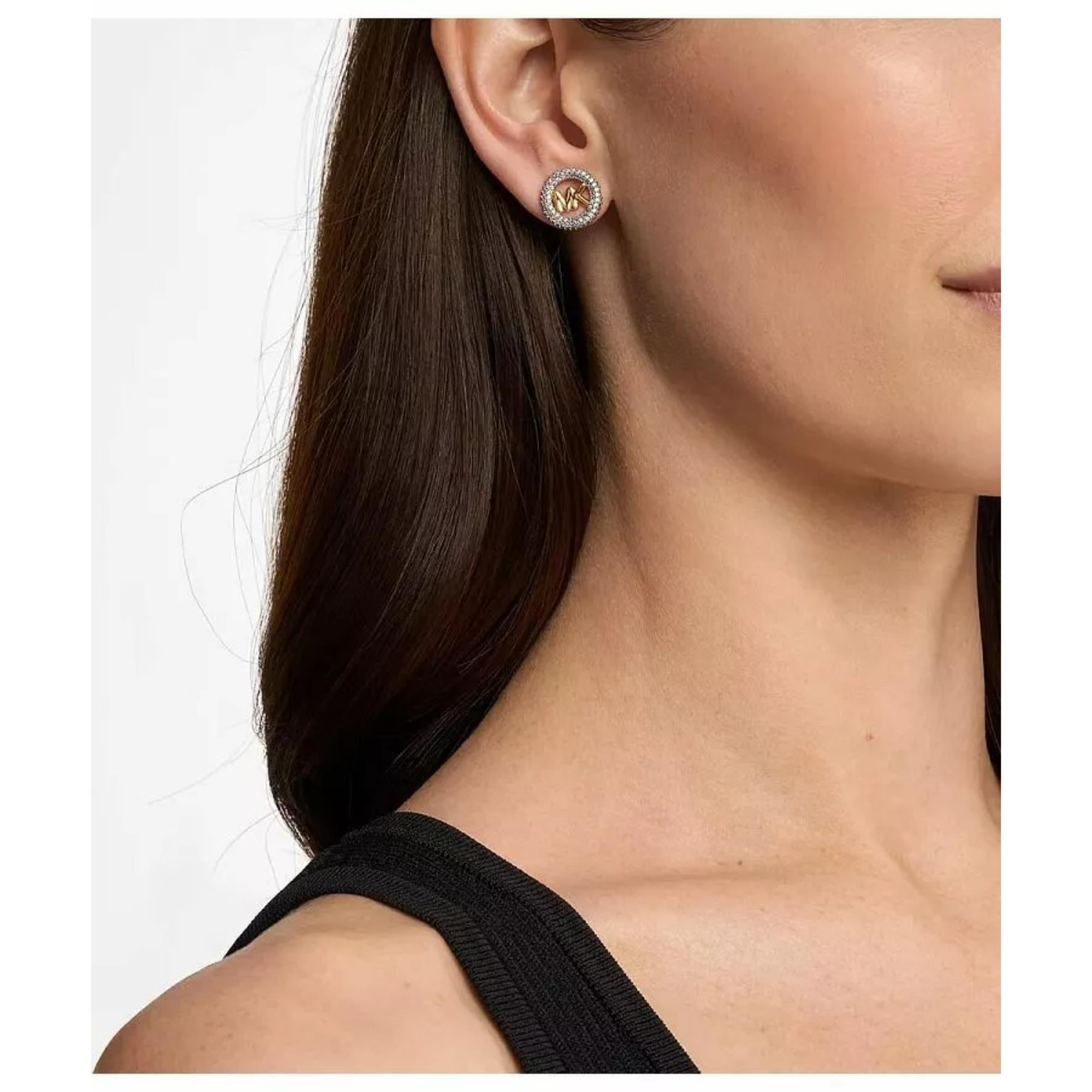 Michael Kors Premium Gold Tone Women's Earrings MKJ8560931