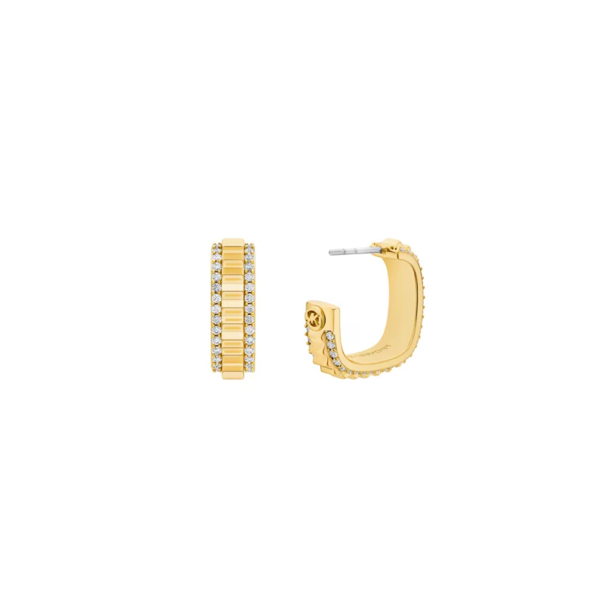 Michael Kors Premium Gold Tone Lexington Women's Earrings MKJ8613710