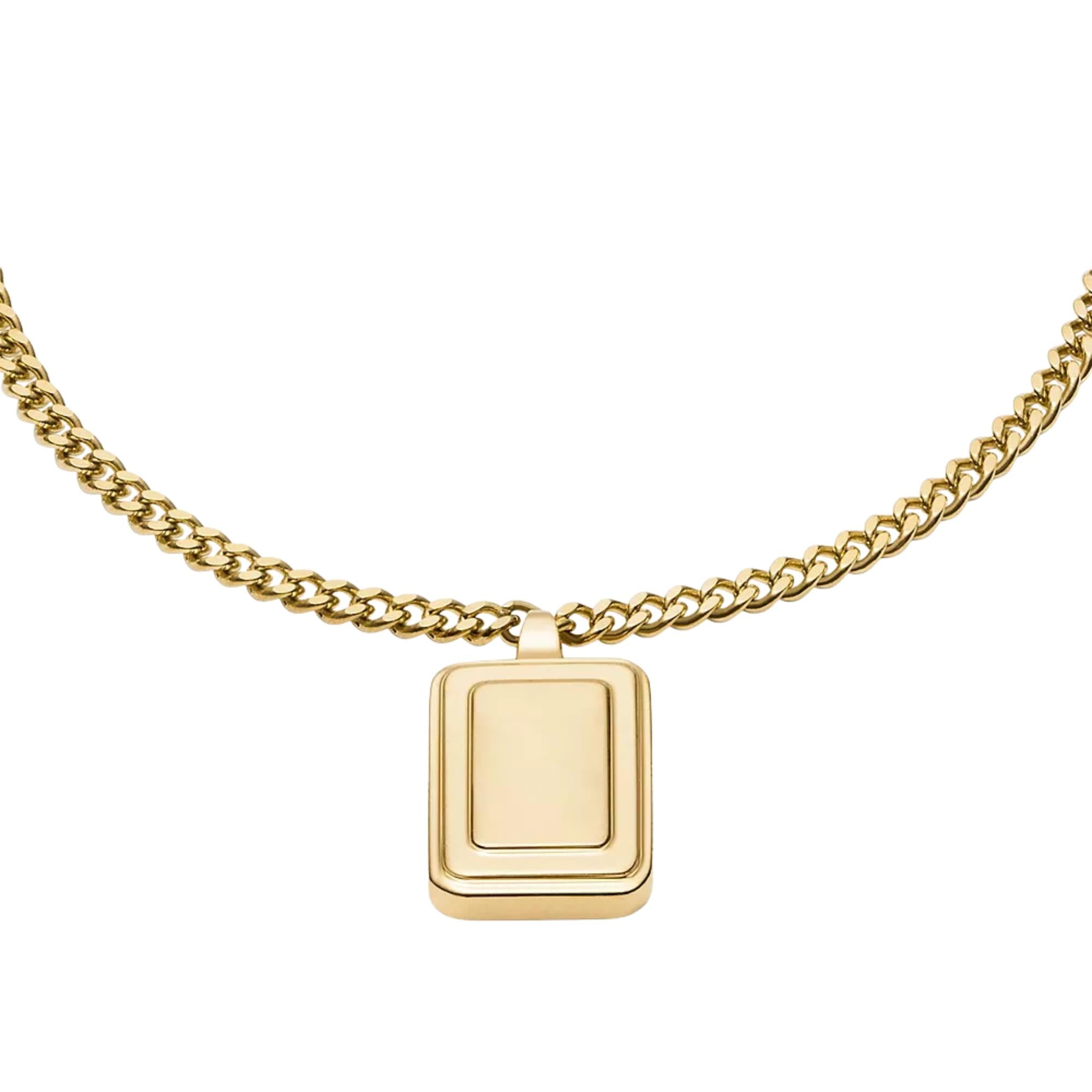 Fossil Raquel Gold-Tone Stainless Steel Chain Women's Bracelet JF04953710