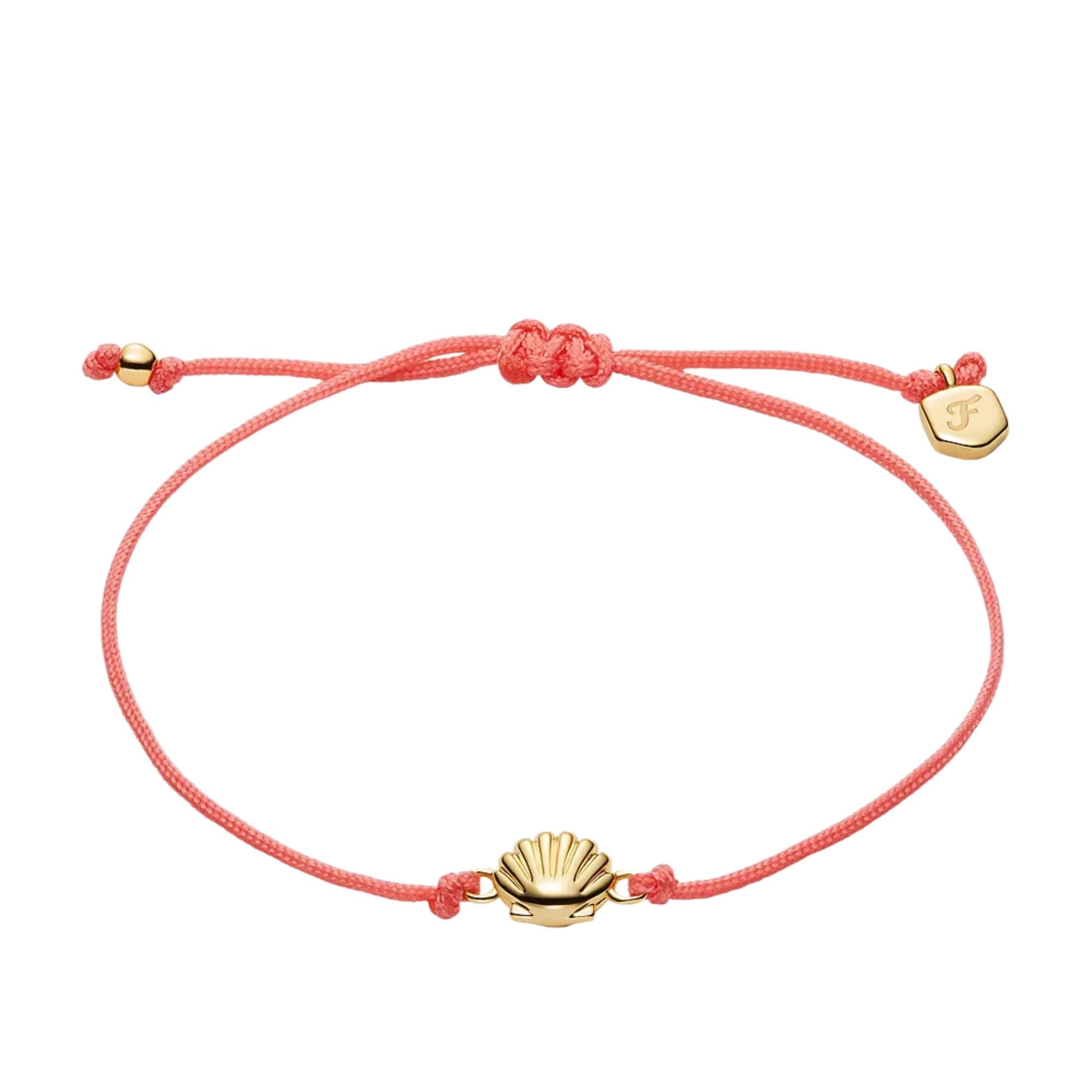 パルスクイーズ　ラ・パルレ　ネオゴールドジェル&パルメソ付き Fossil Sutton Mini Moments Coral Gold-Tone Brass Seashell Women's Brac