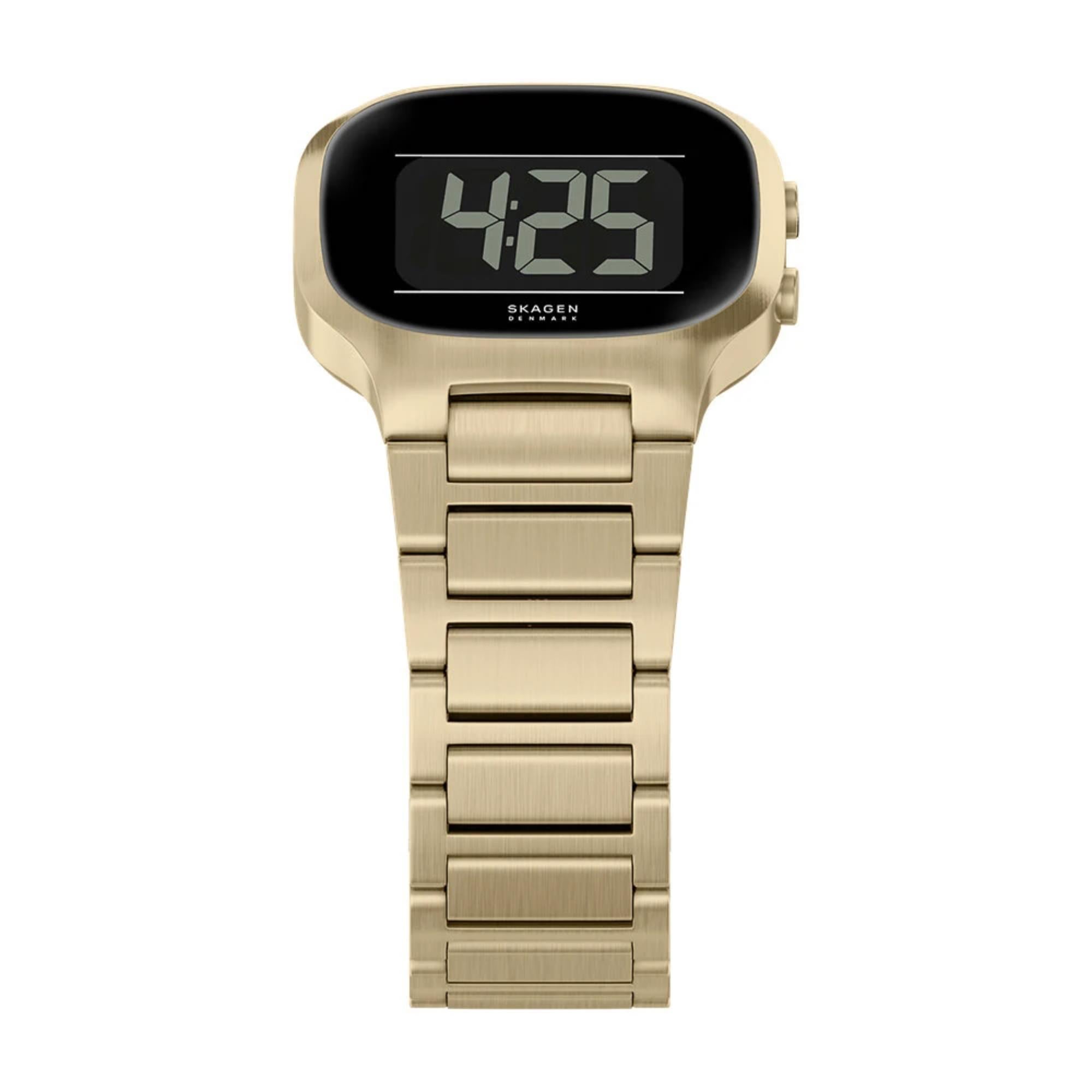 Skagen Mellem Black Digital Steel Strap Watch SKW6949